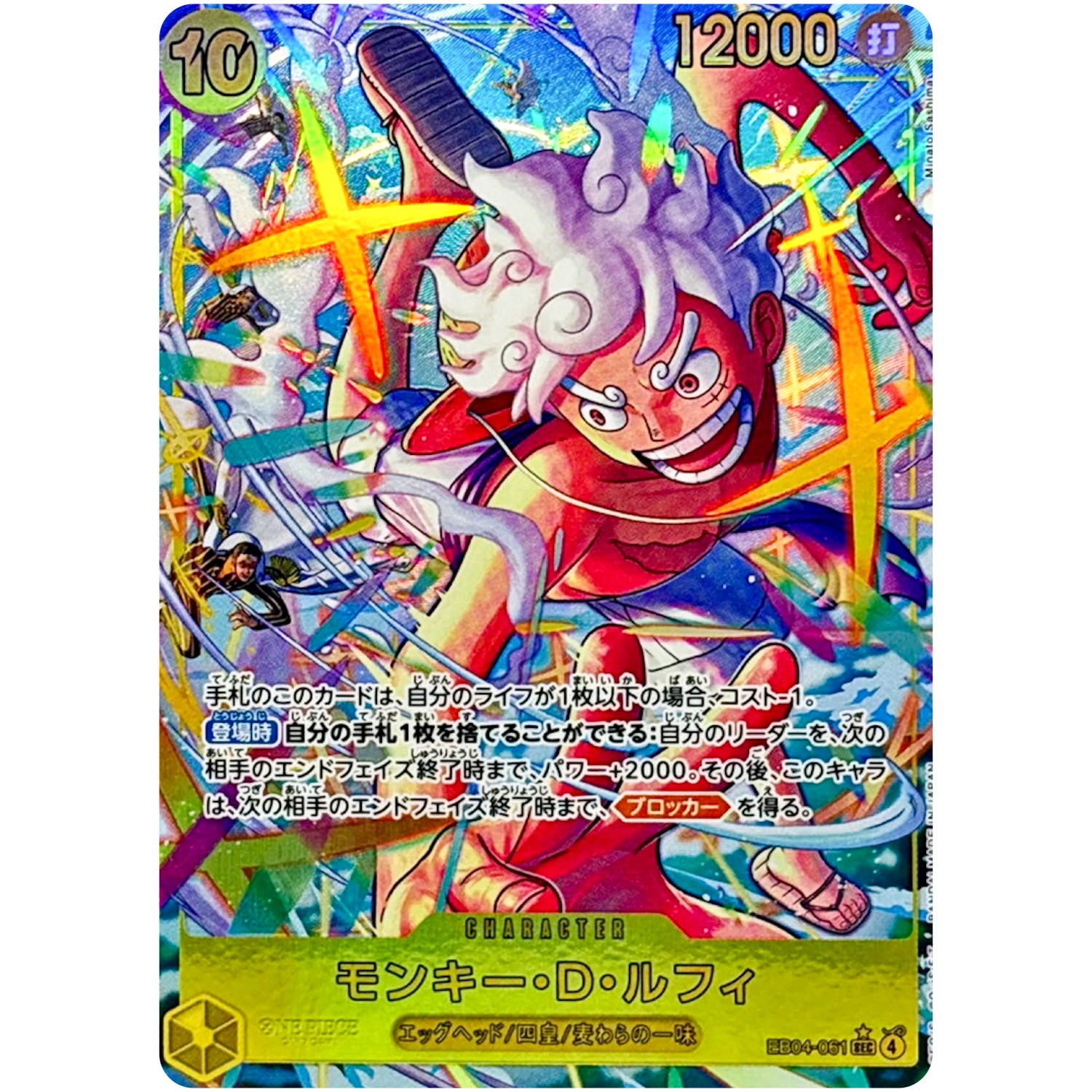 Monkey D. Luffy (Alt Art) EB04-061 SEC EGGHEAD CRISIS – ONE PIECE Card Japanese