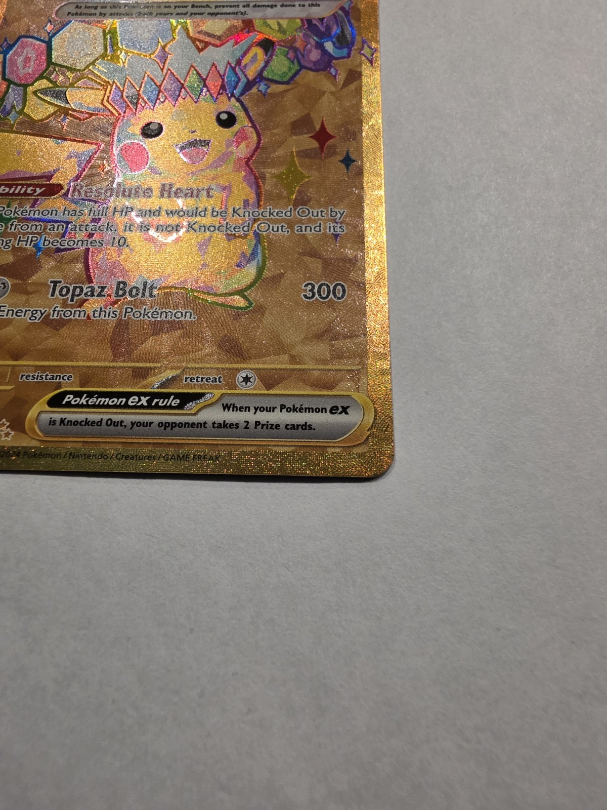Pikachu ex 247/191 Sv08: Surging Sparks Holo