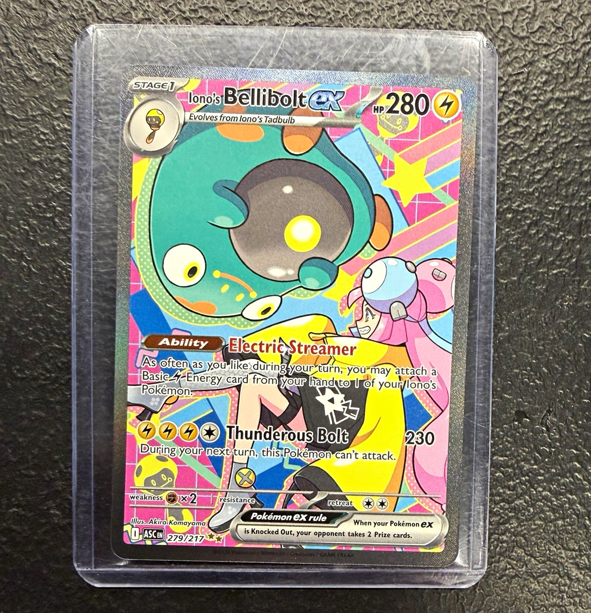 *NM* Iono’s Bellibolt EX – 279/217 – Ascended Hero’s SIR