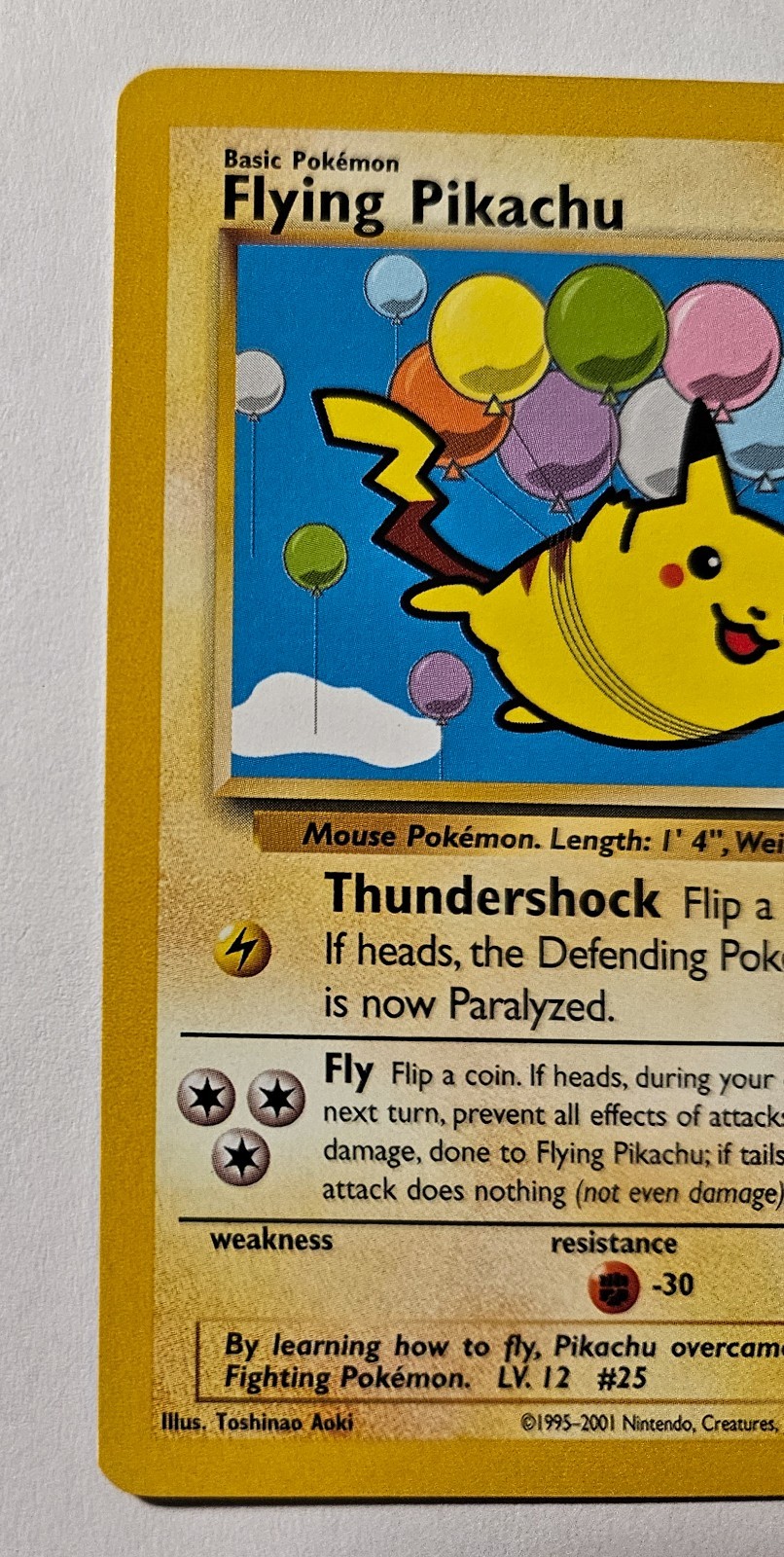 Pokemon Card – TCG Flying Pikachu Promo Regular Card #25