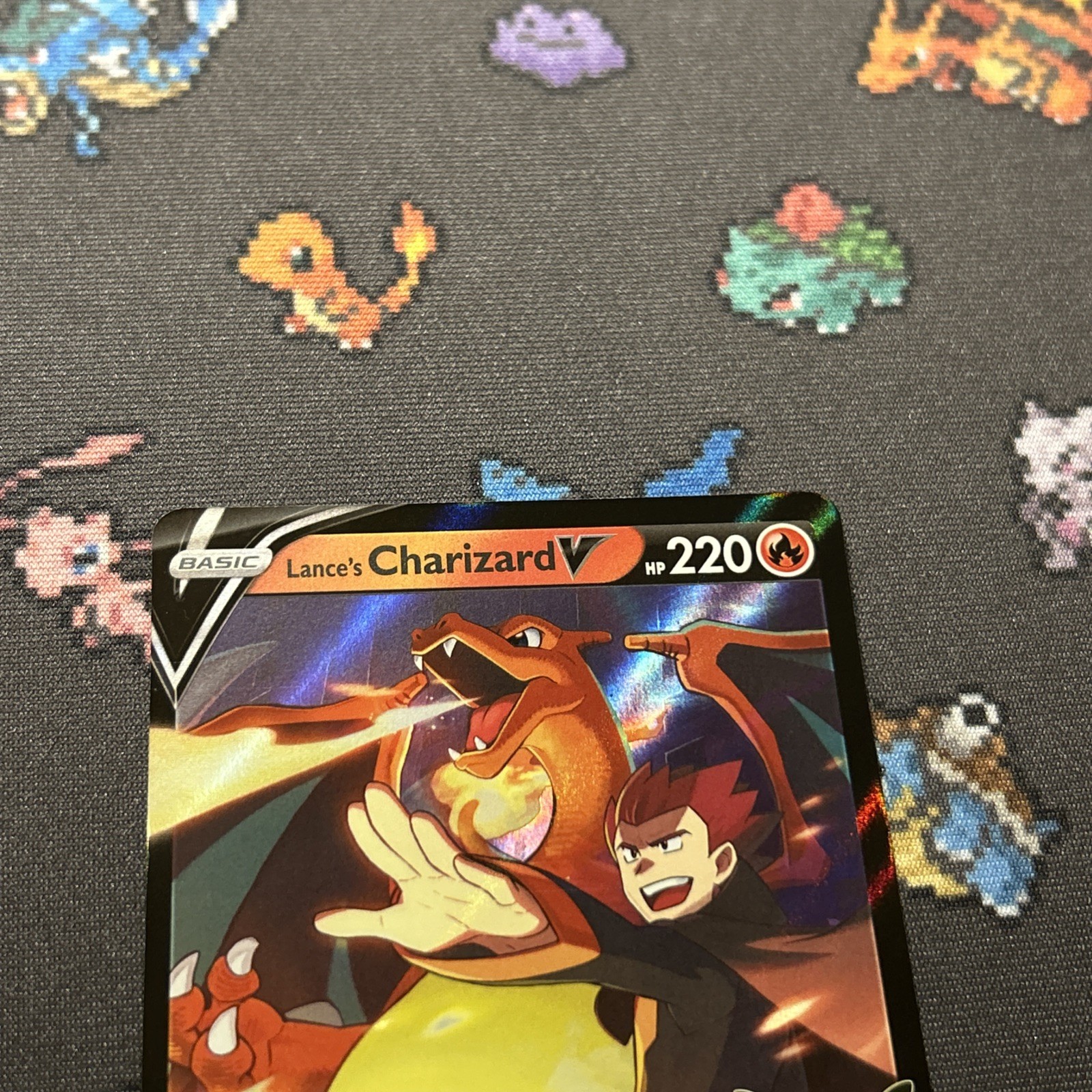 Lance’s Charizard V SWSH133 NM -Celebrations Pokemon Card- Black Star Promo (3z)