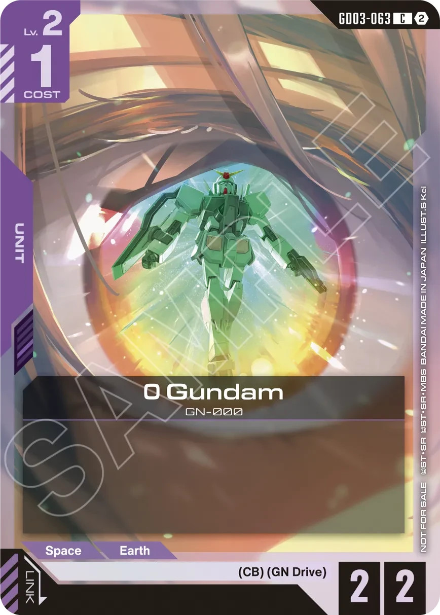 0 Gundam Alternate Art Foil – GD03-063 – Gundam TCG Card Game