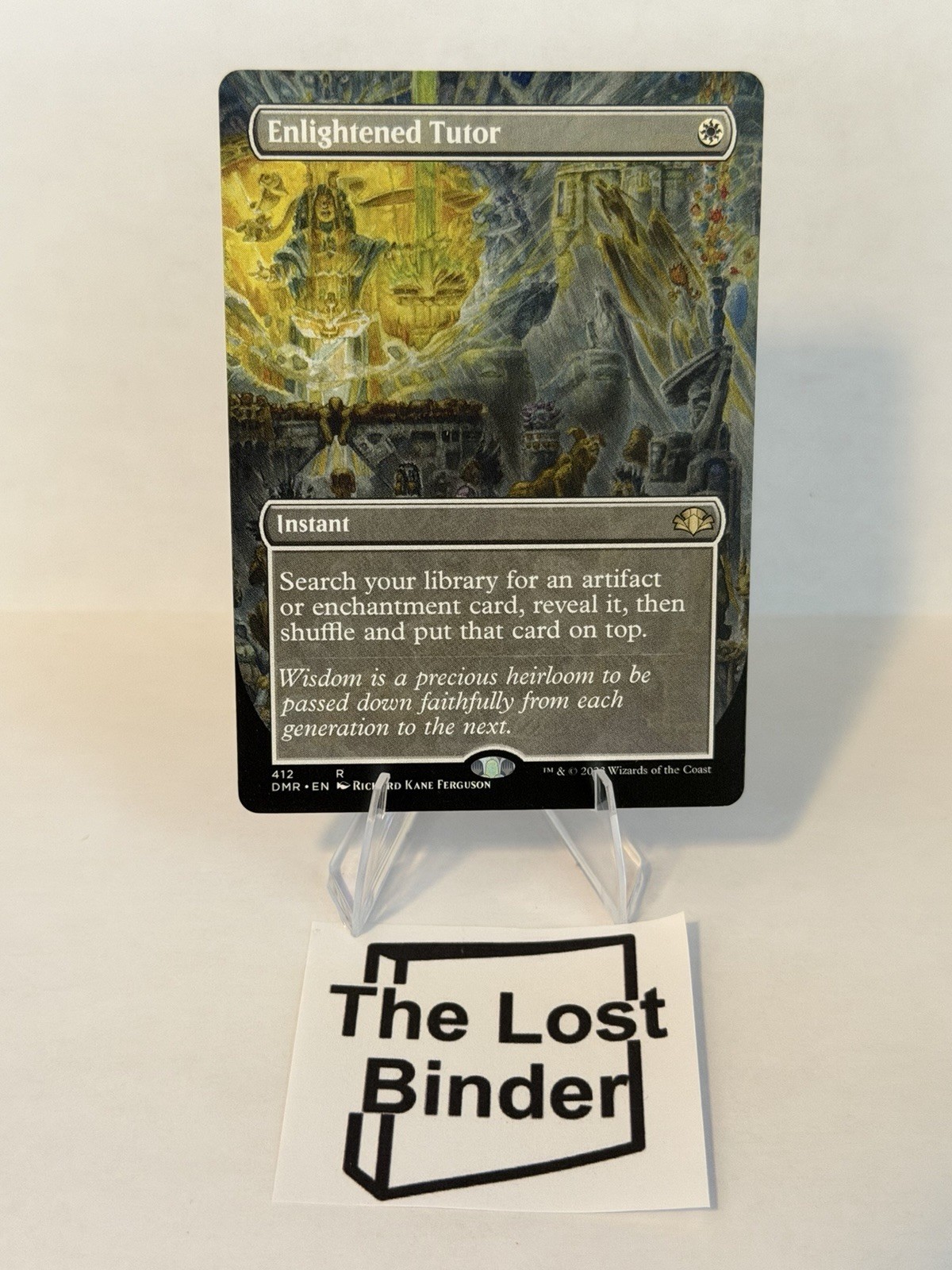 MTG Dominaria Remastered Enlightened Tutor (Borderless) (R) NM