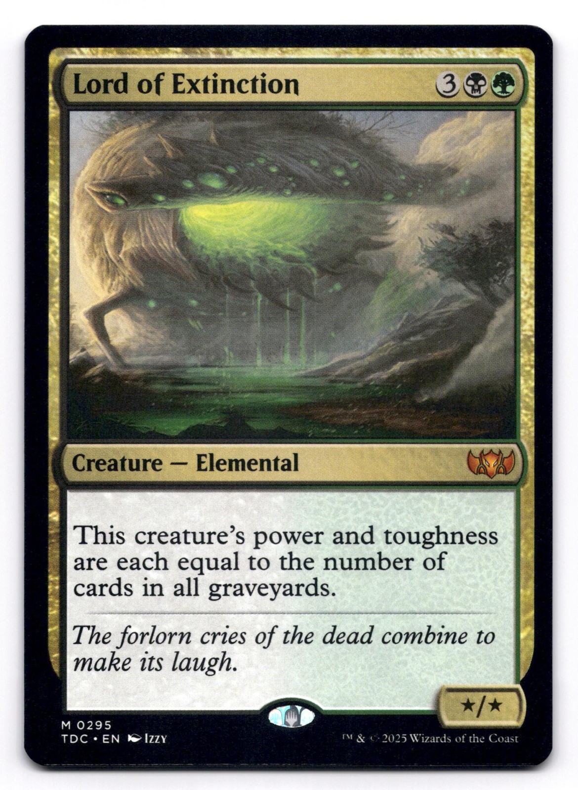 Lord of Extinction NM Commander: Tarkir: Dragonstorm 295 MTG Regular Mythic