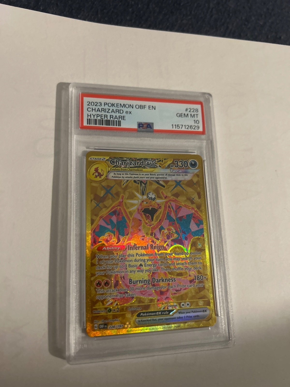 Charizard ex 228/197 SV03: Obsidian Flames Holo