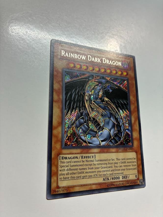 USA Seller Yugioh Rainbow Dark Dragon Secret Rare PTDN-EN003 LP
