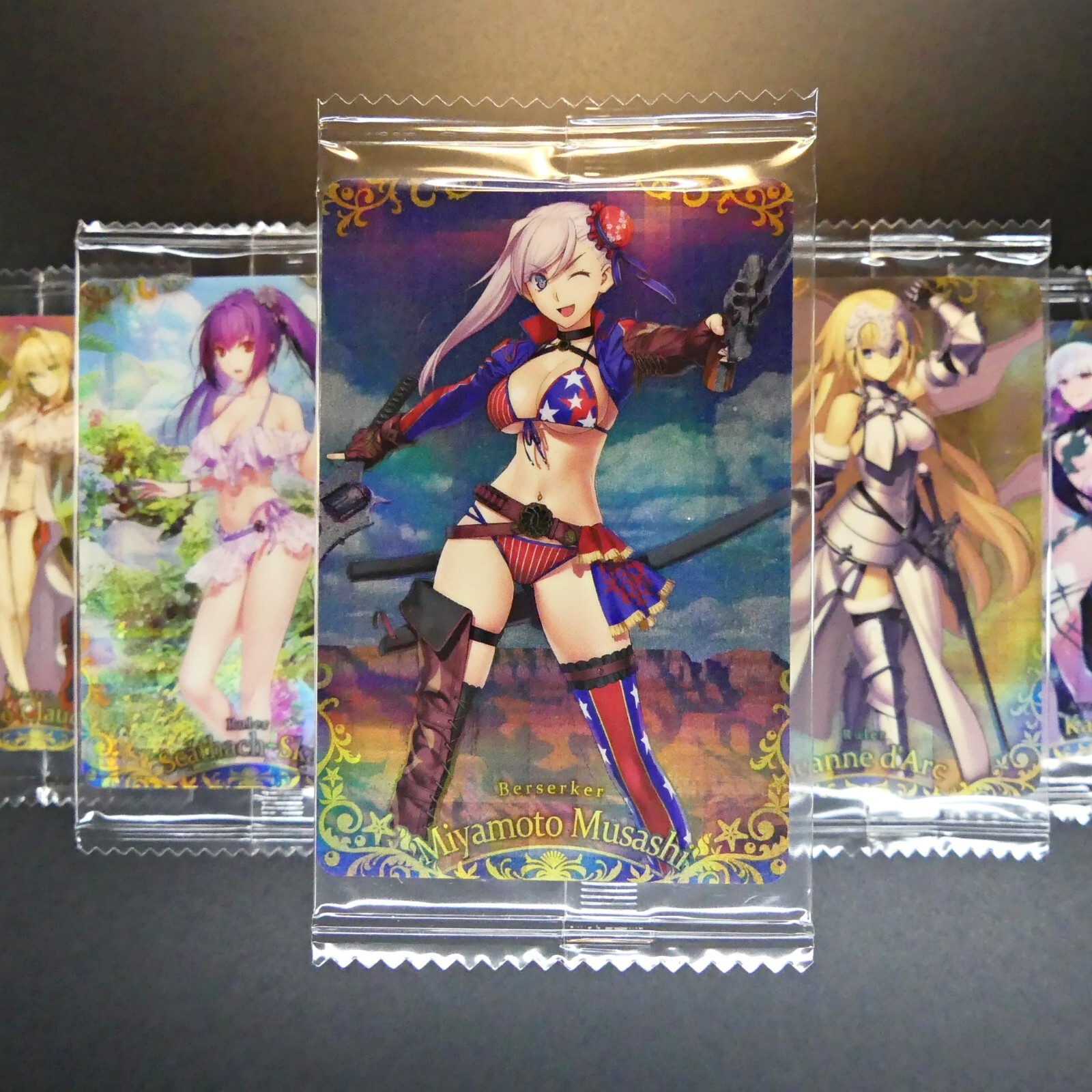 FGO Fate Grand Order Wafer Card SR Character Variation Package Unopened Bandai