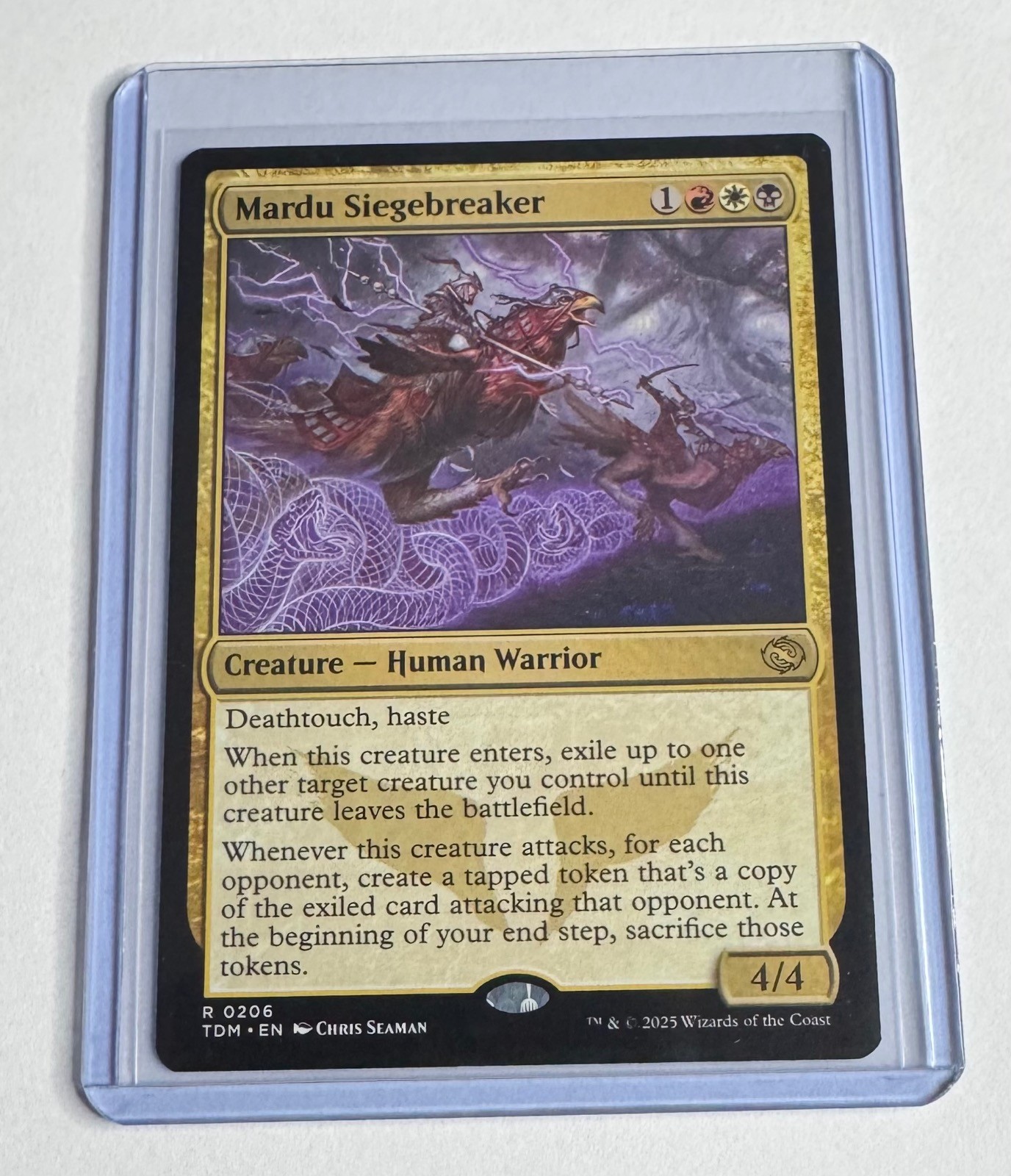 MARDU SIEGEBREAKER 206 TARKIR: DRAGONSTORM RARE MAGIC: THE GATHERING NM/M