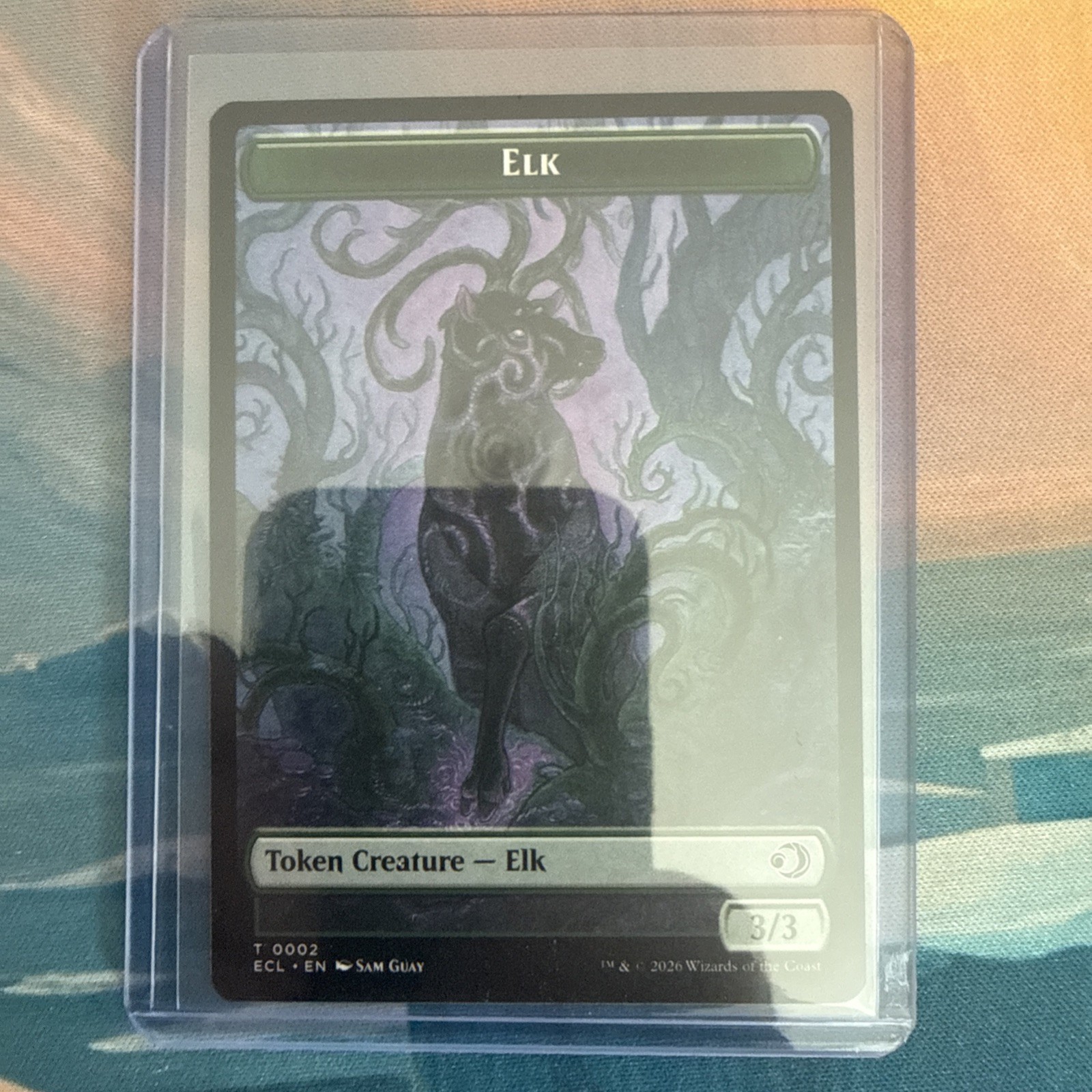 Elk // Mutavault Double-Sided Token #2 // 11 (NM) ECL Magic MTG