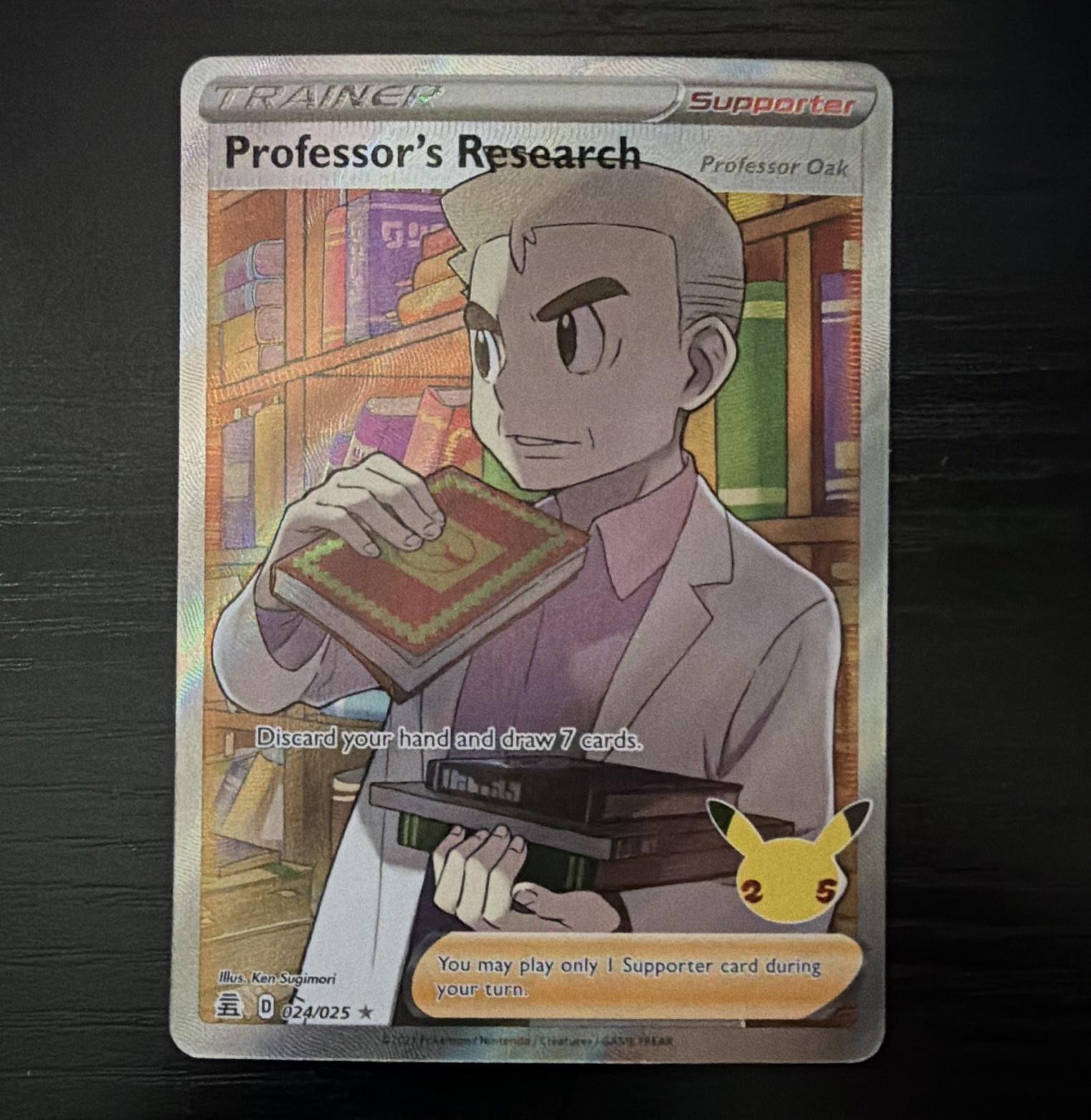 The Pokémon Company Professor’s Research 024/025 Celebrations UR FA Holo EN