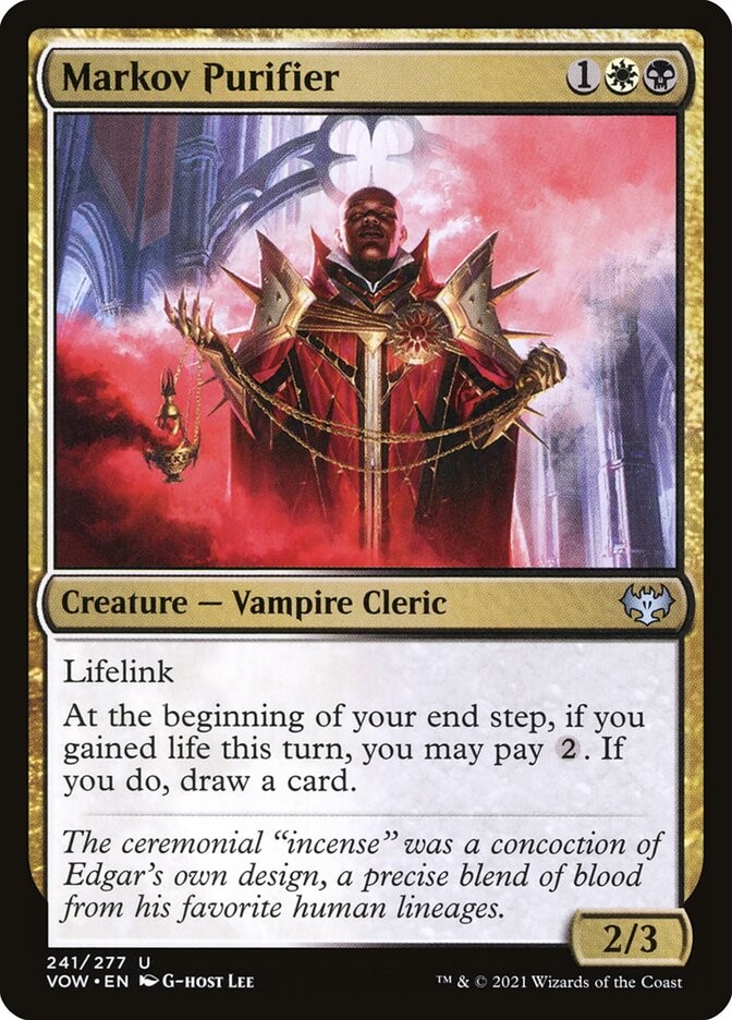 Markov Purifier (241) Innistrad: Crimson Vow VOW MTG Magic