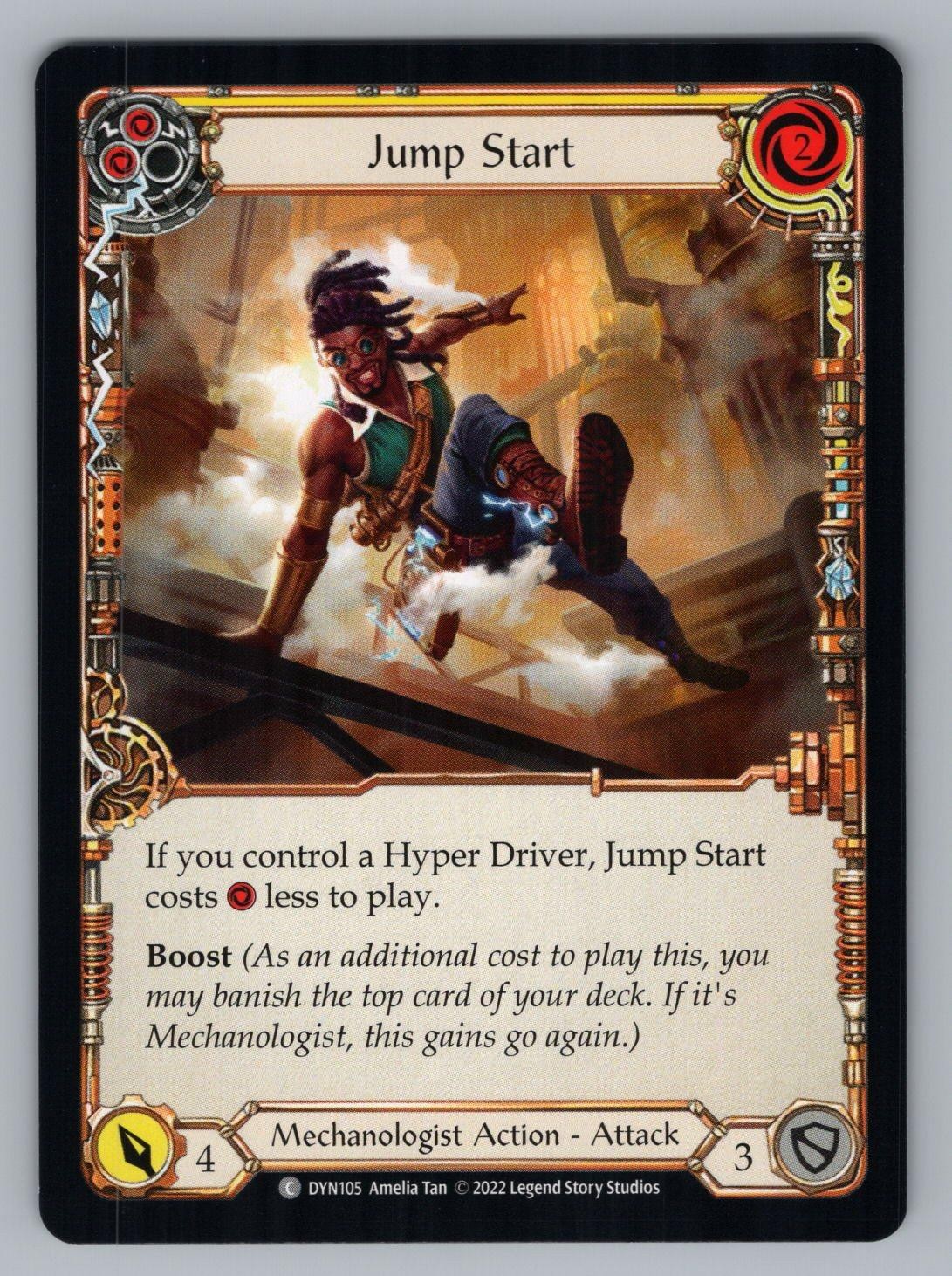 JUMP START (YELLOW) DYN105 C FLESH AND BLOOD NM WISNU TAN ;2