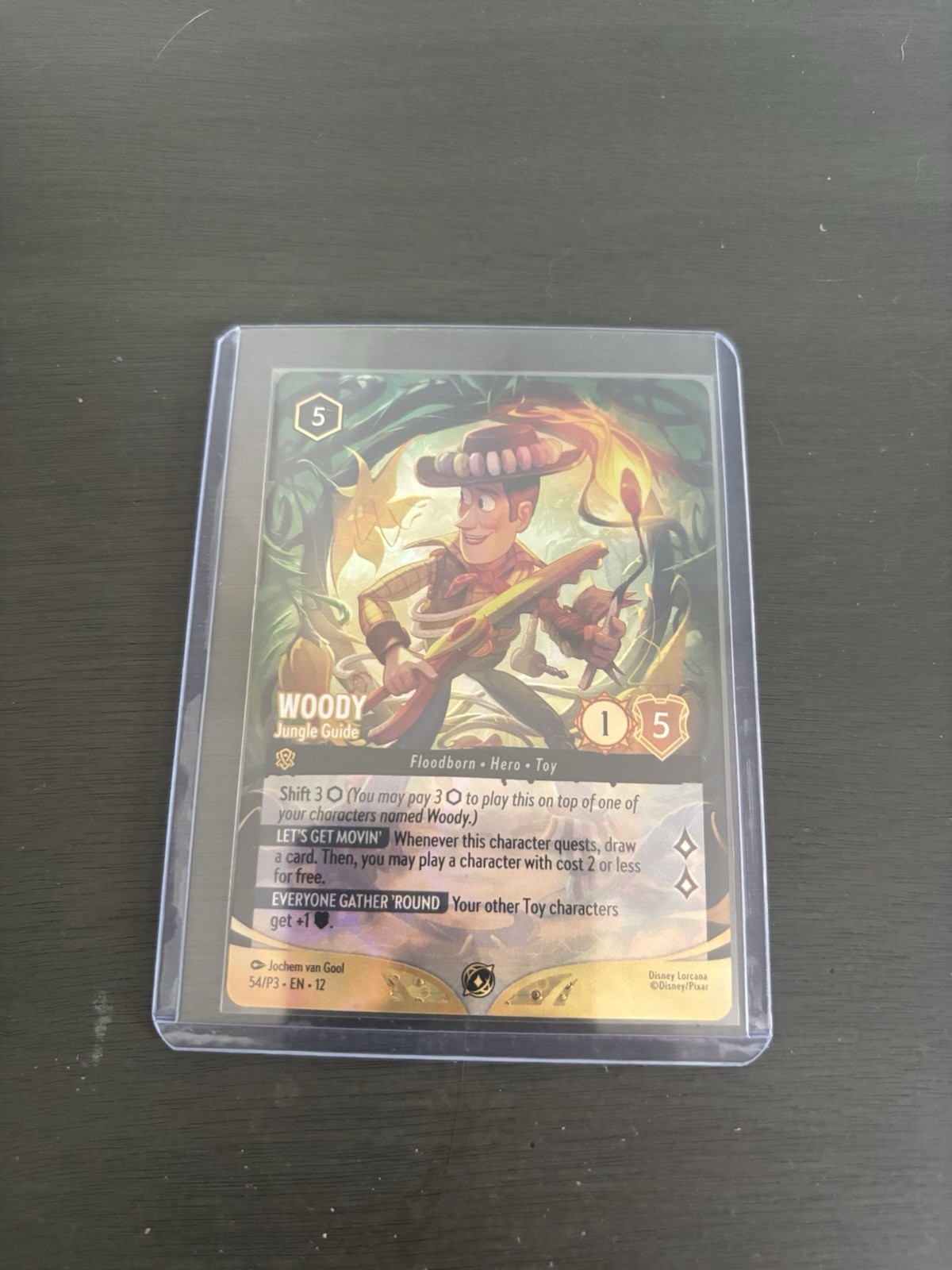 Woody – Jungle Guide (Store Championship) 54 Disney Lorcana Promo Cards Holo
