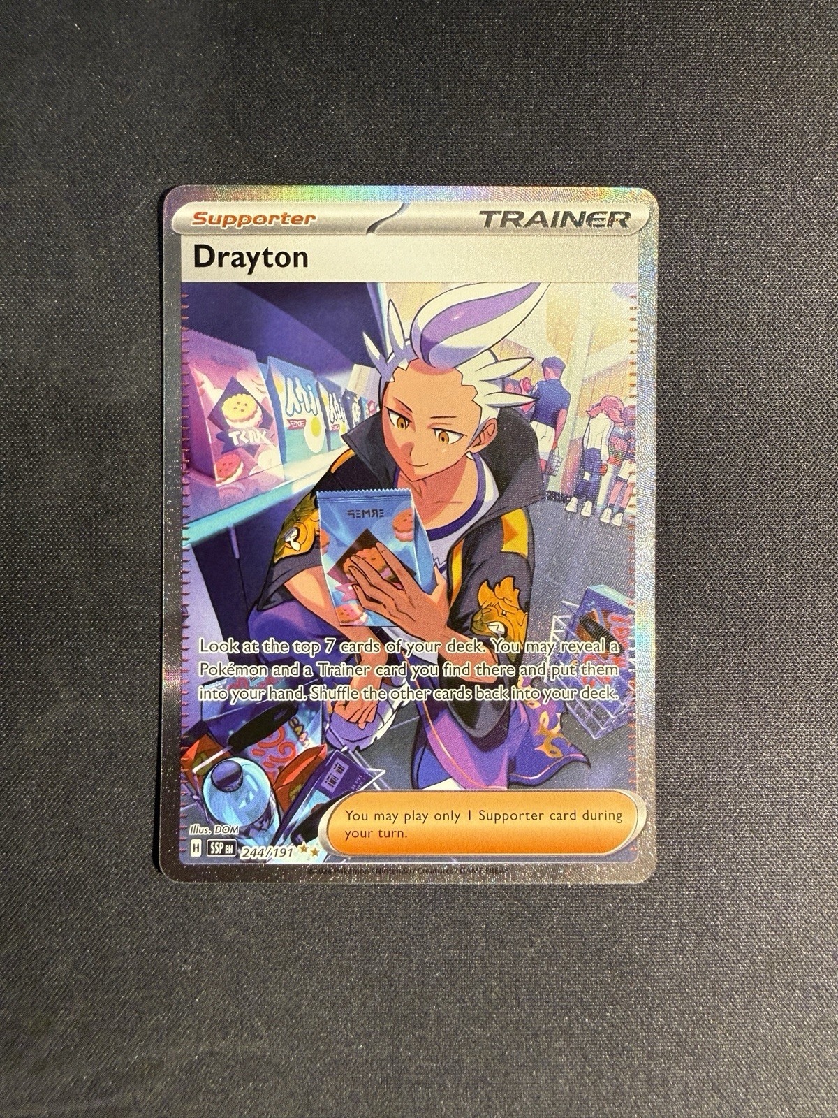 Drayton 244/191 Sv08: Surging Sparks Holo
