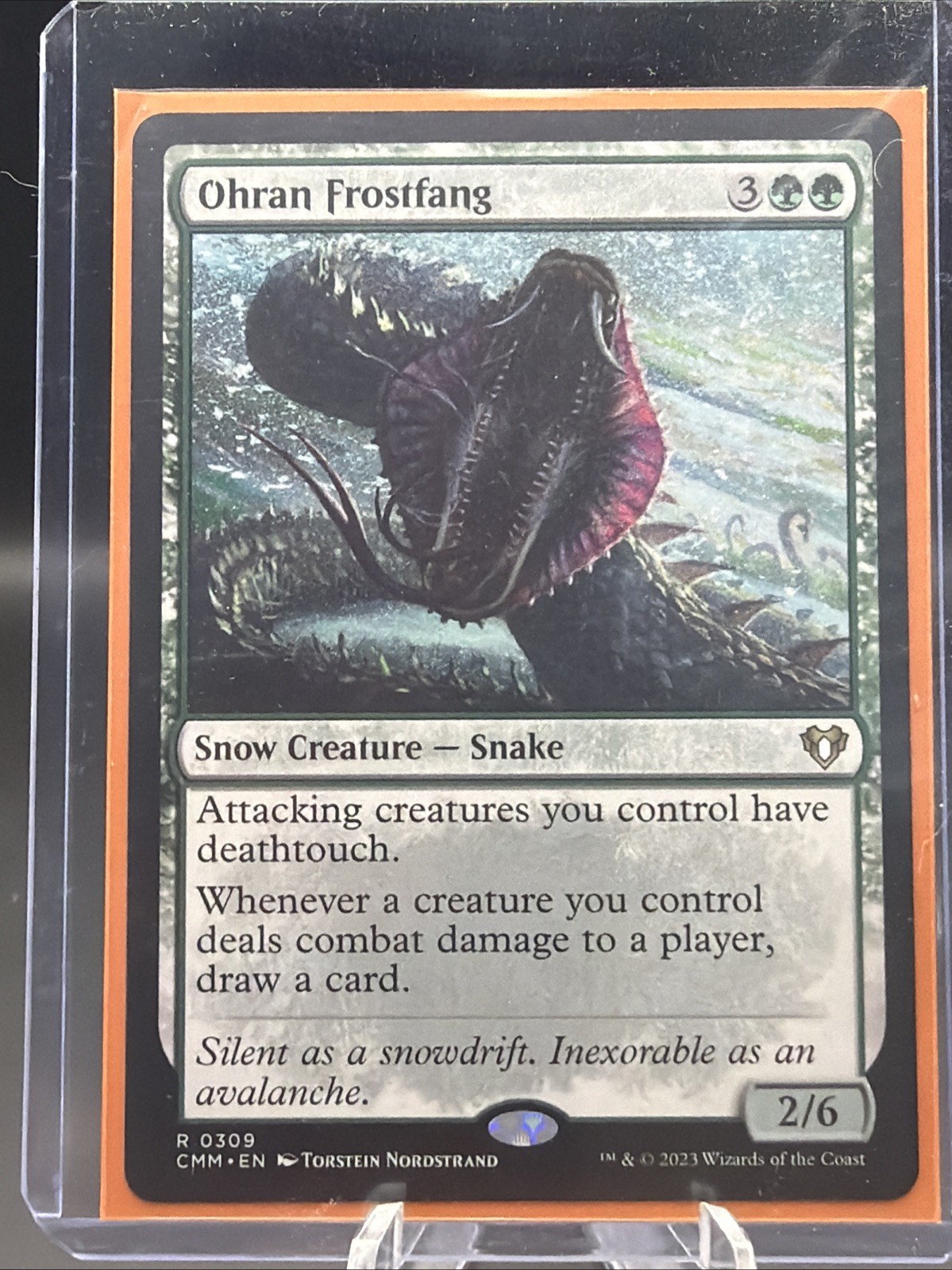 Ohran Frostfang 0309 Regular Commander Masters Magic The Gathering
