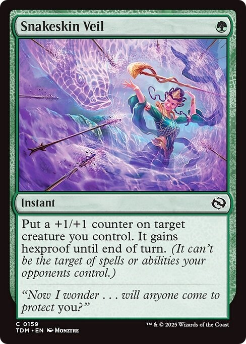 SNAKESKIN VEIL x4 mtg NM-M Tarkir Dragonstorm 4 Common