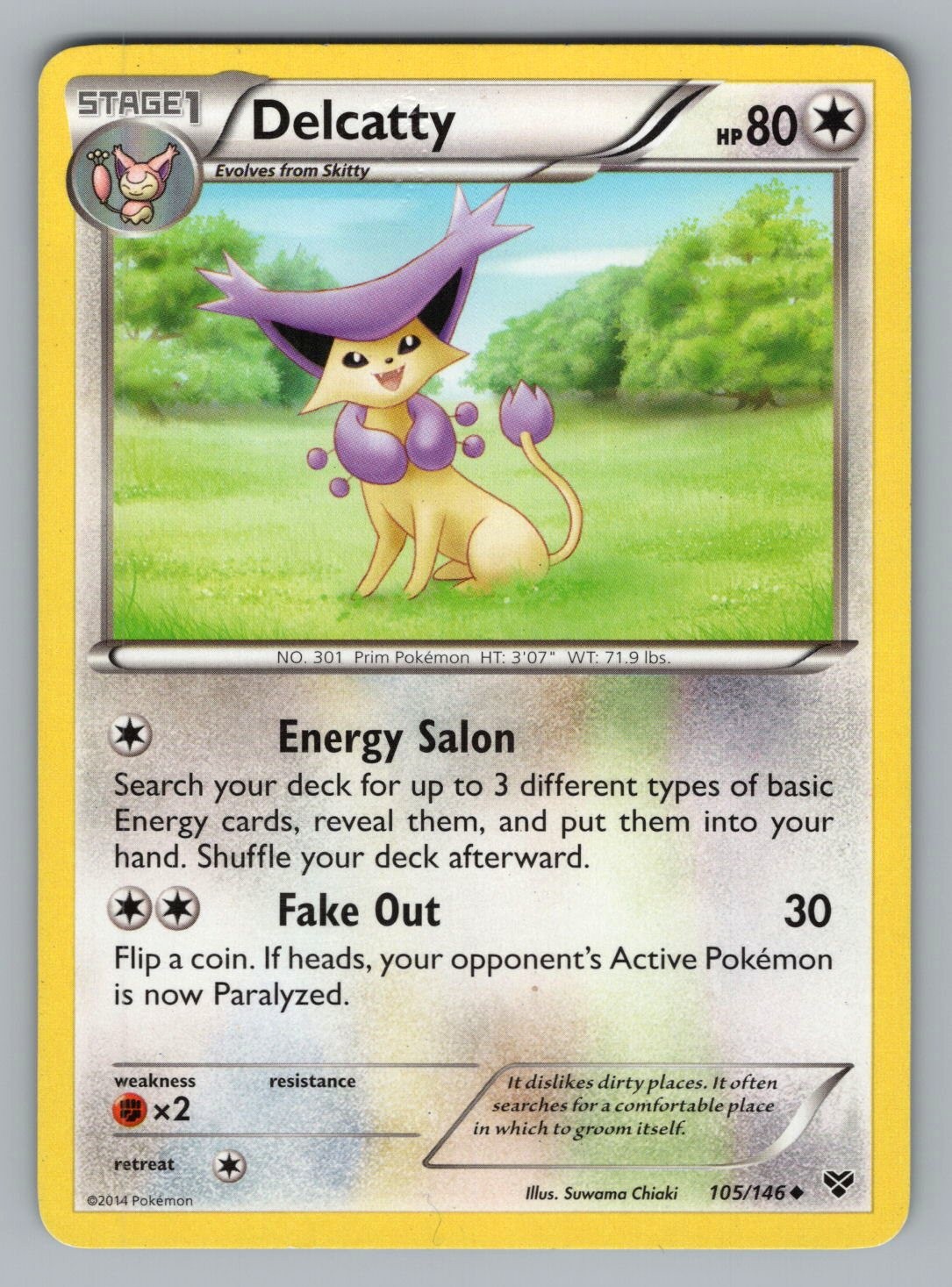 DELCATTY 105/146 UC XY POKEMON LP XY 2014*