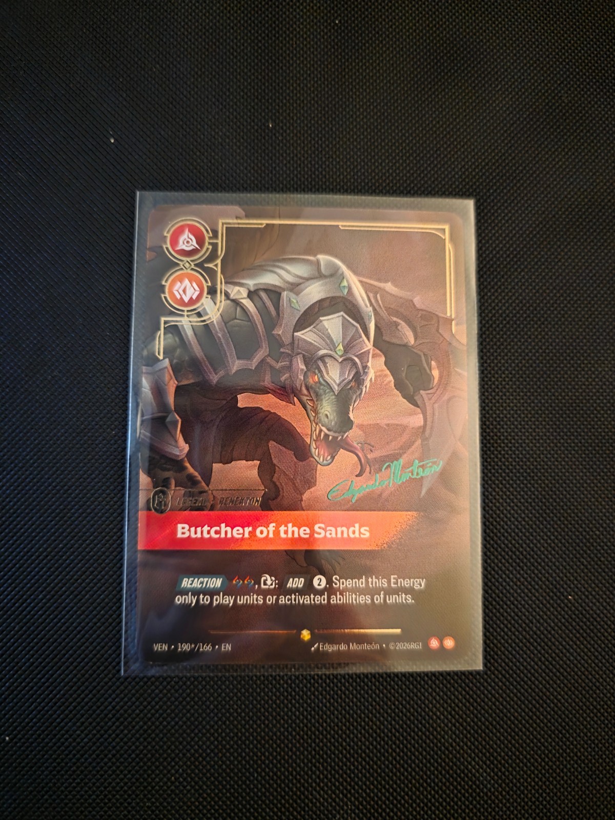 Riftbound Butcher of the Sands Renekton (Signature) VEN 190/166
