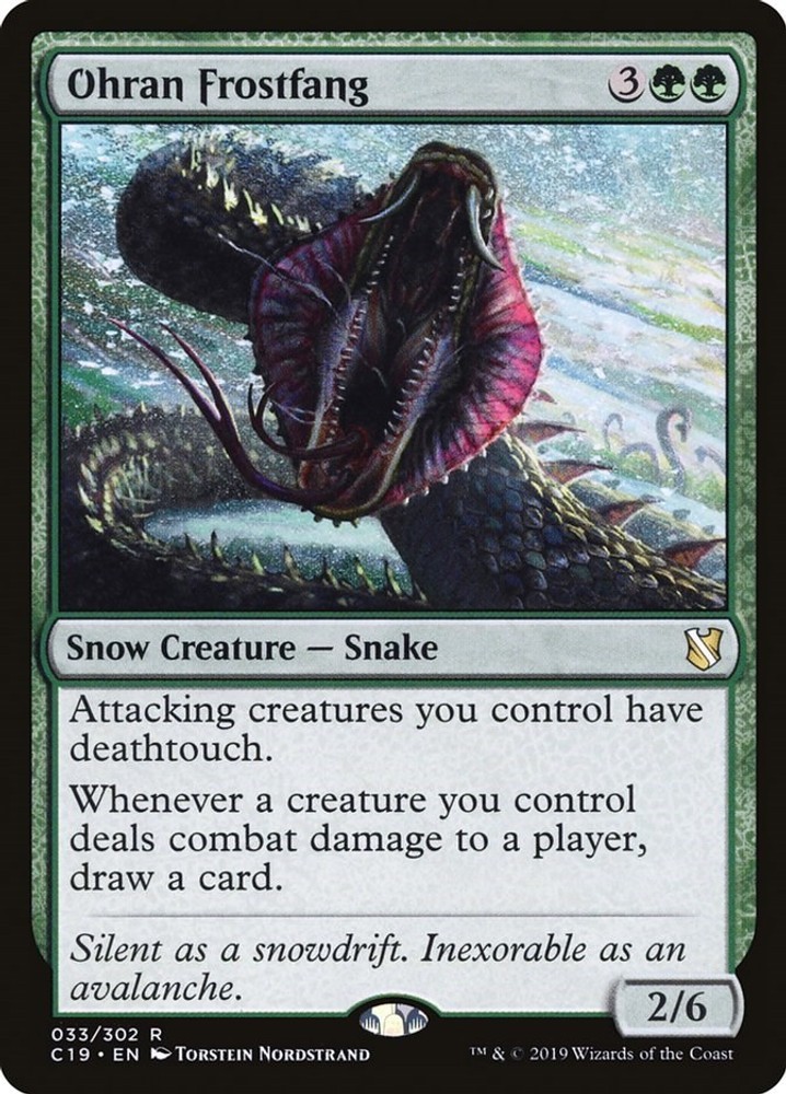 Ohran Frostfang – 33 – NM – Commander 2019