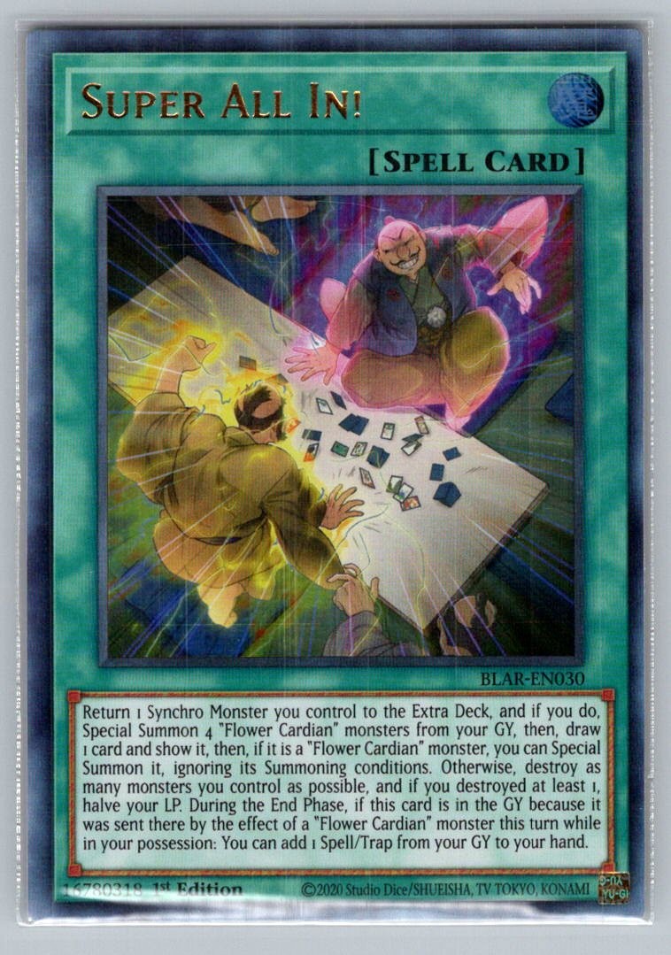 Super All In! BLAR-EN030 Ultra Rare Battles of Legend: Armageddon Yu-Gi-Oh NM