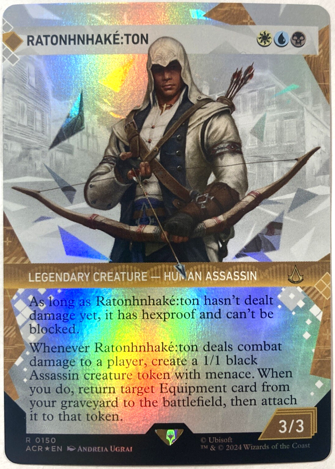 MTG Ratonhnhake:ton (Showcase Foil) Universes Beyond: Assassin’s Creed 150 NM