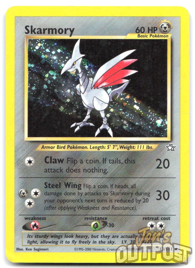 Skarmory 13/111 Rare Neo Genesis Pokemon Holo HP