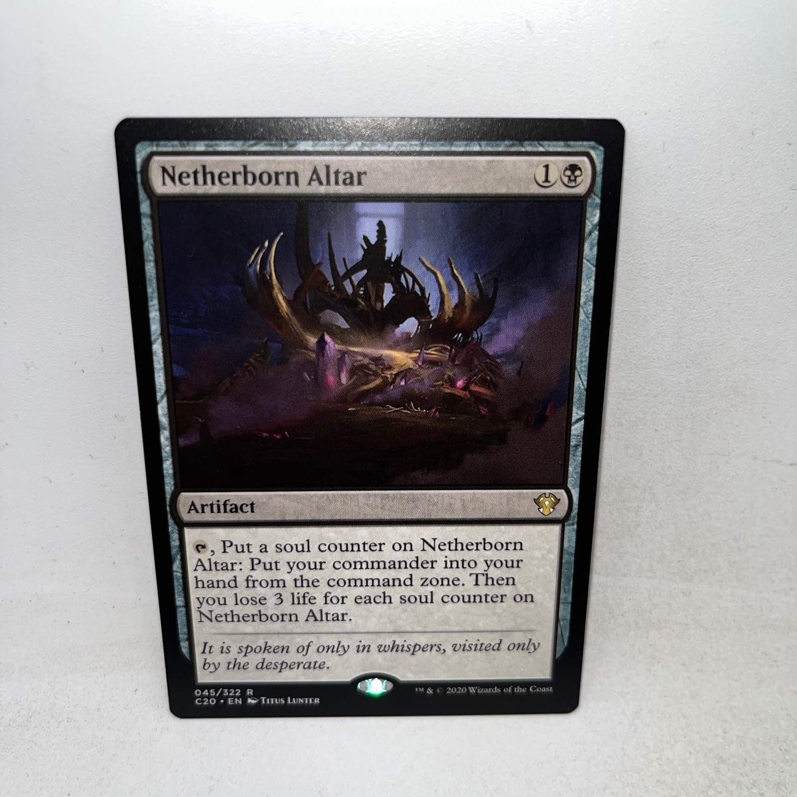Netherborn Altar 45 Rare Commander 2020 Magic: The Gathering Lightly Played