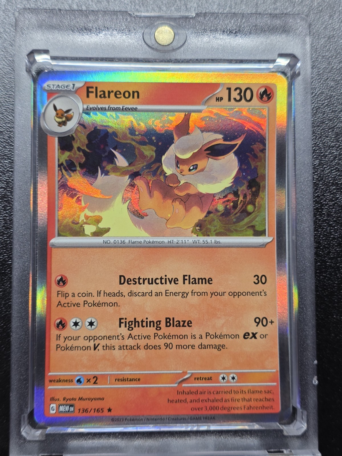 Weezing RARE HOLO FOIL REFRACTOR POKÉMON TRADING CARD TCG MINT