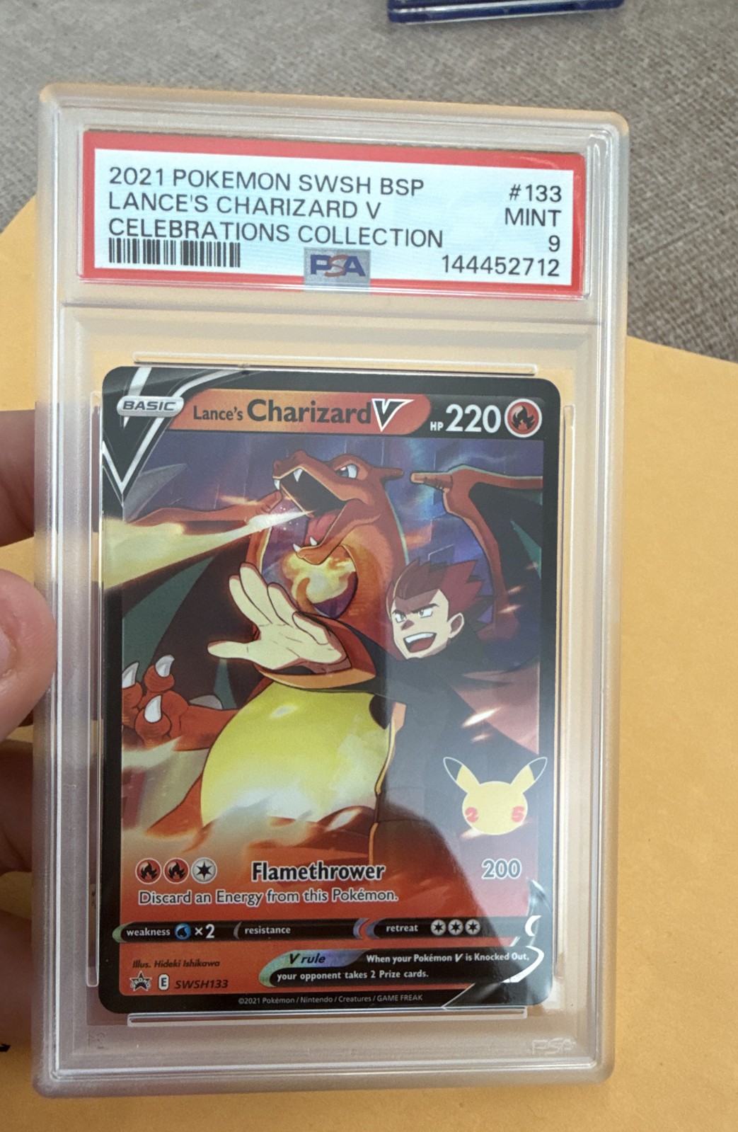 Lance’s Charizard V SWSH133 SWSH: Sword & Shield Promo Cards Holo