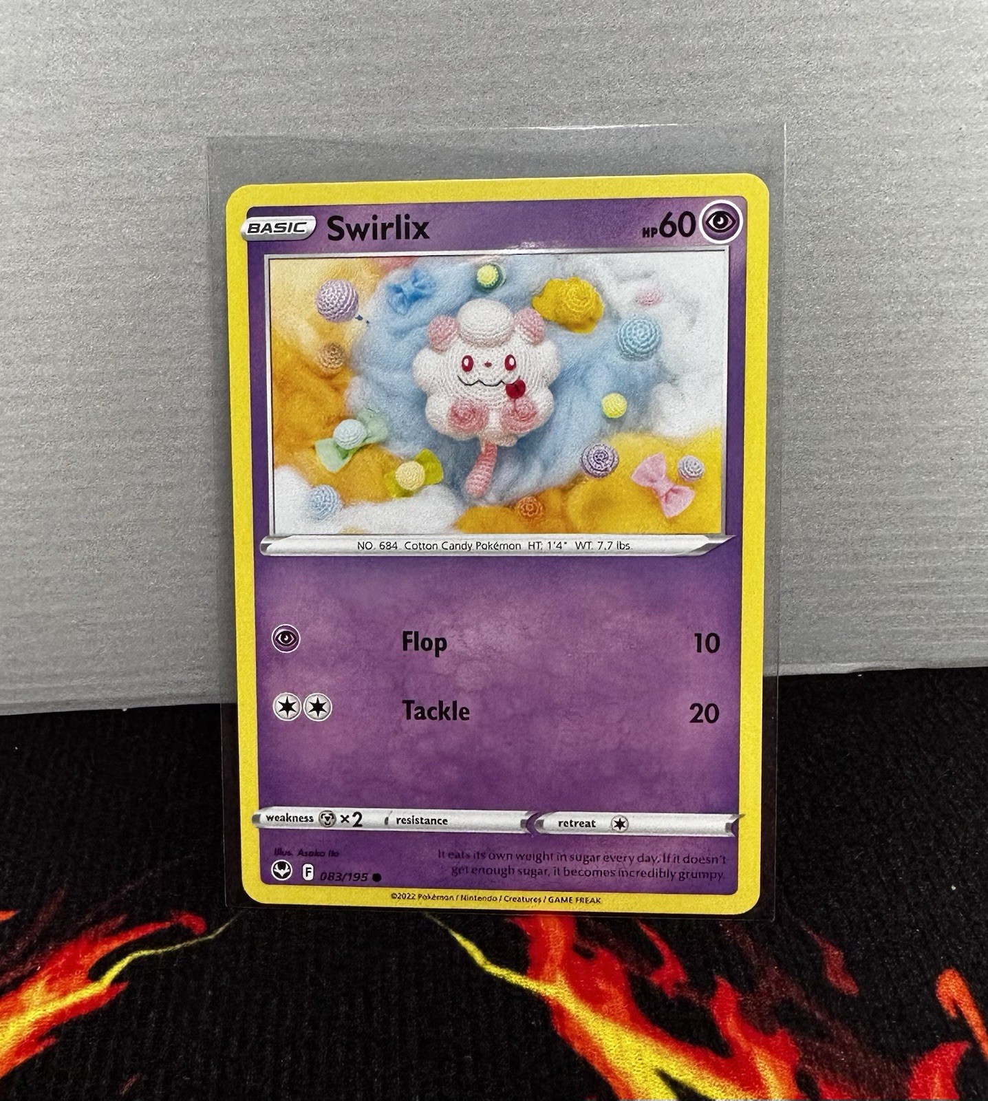 Swirlix (Asako Ito), Silver Tempest 038/195, NM
