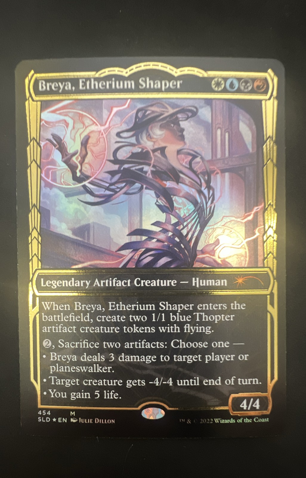 Breya, Etherium Shaper (Gilded Foil) Secret Lair Drop Foil