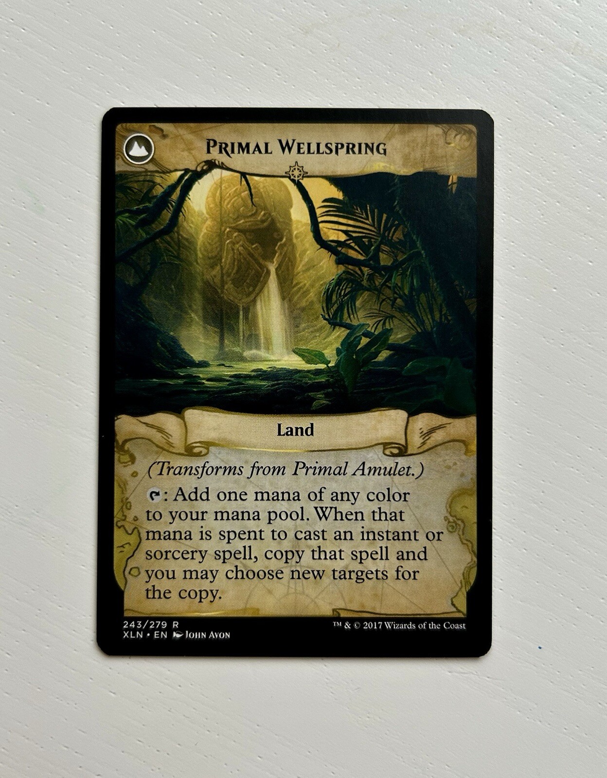 MTG: Primal Amulet / Primal Wellspring – Ixalan – Near Mint