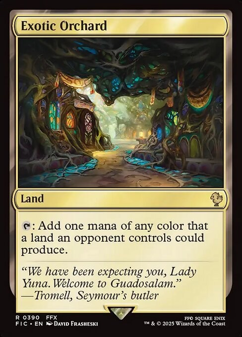 Exotic Orchard Commander: Final Fantasy MTG Magic the Gathering