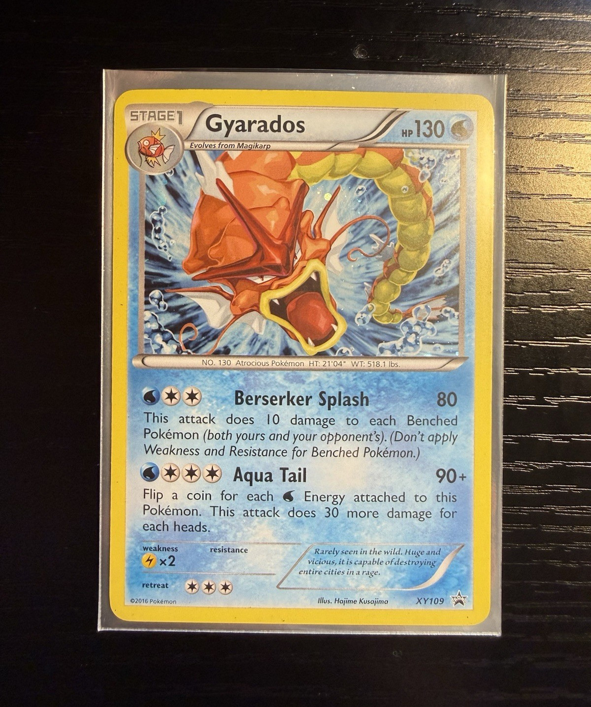 Pokémon Company Gyarados XY109 XY 2016 Holo Promo Stage 1 HP130 English