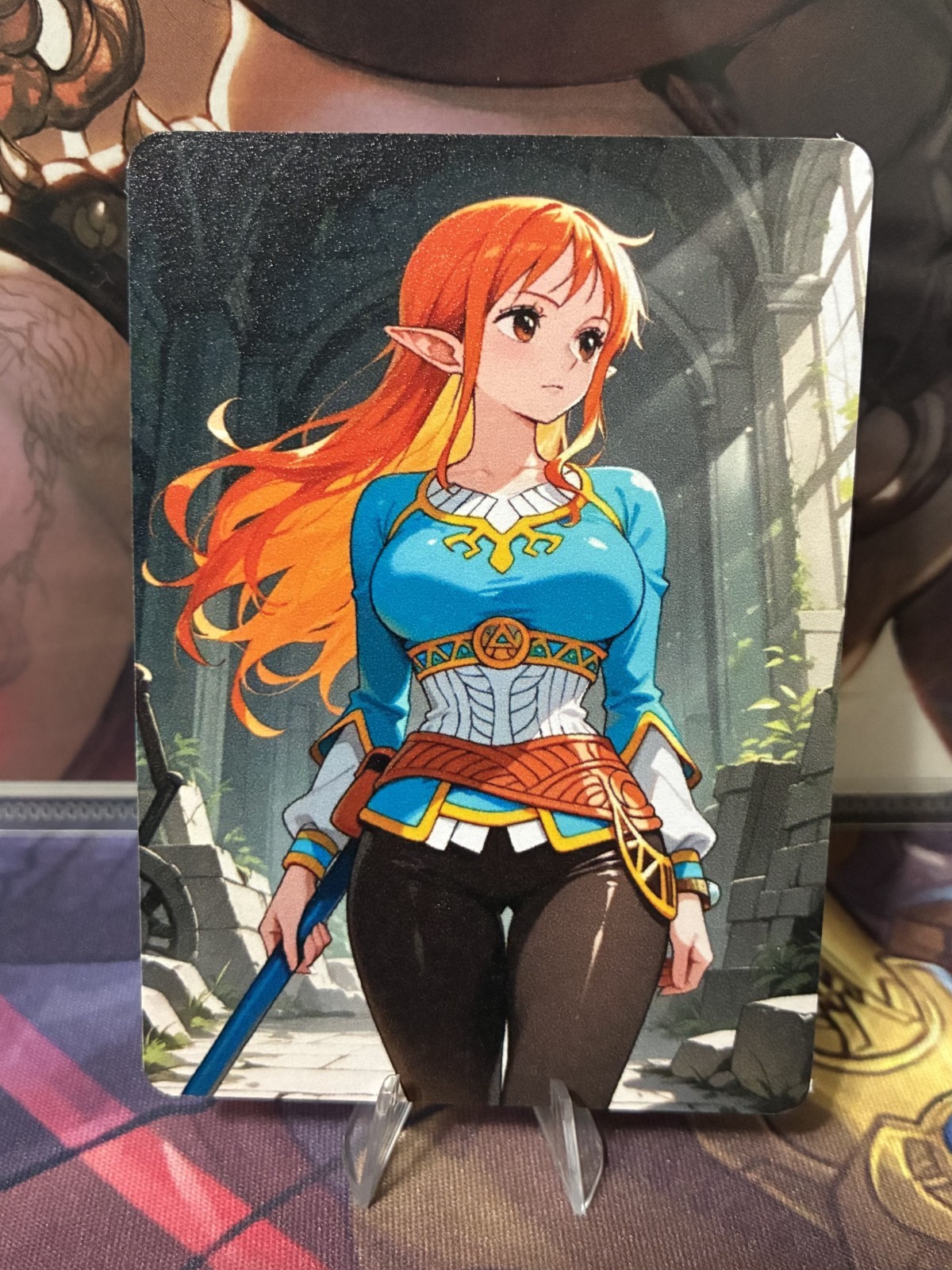 Matte Double Sided – Waifu Cosplay Nami OP 1-12 Cards – Pick Your Waifu Card!