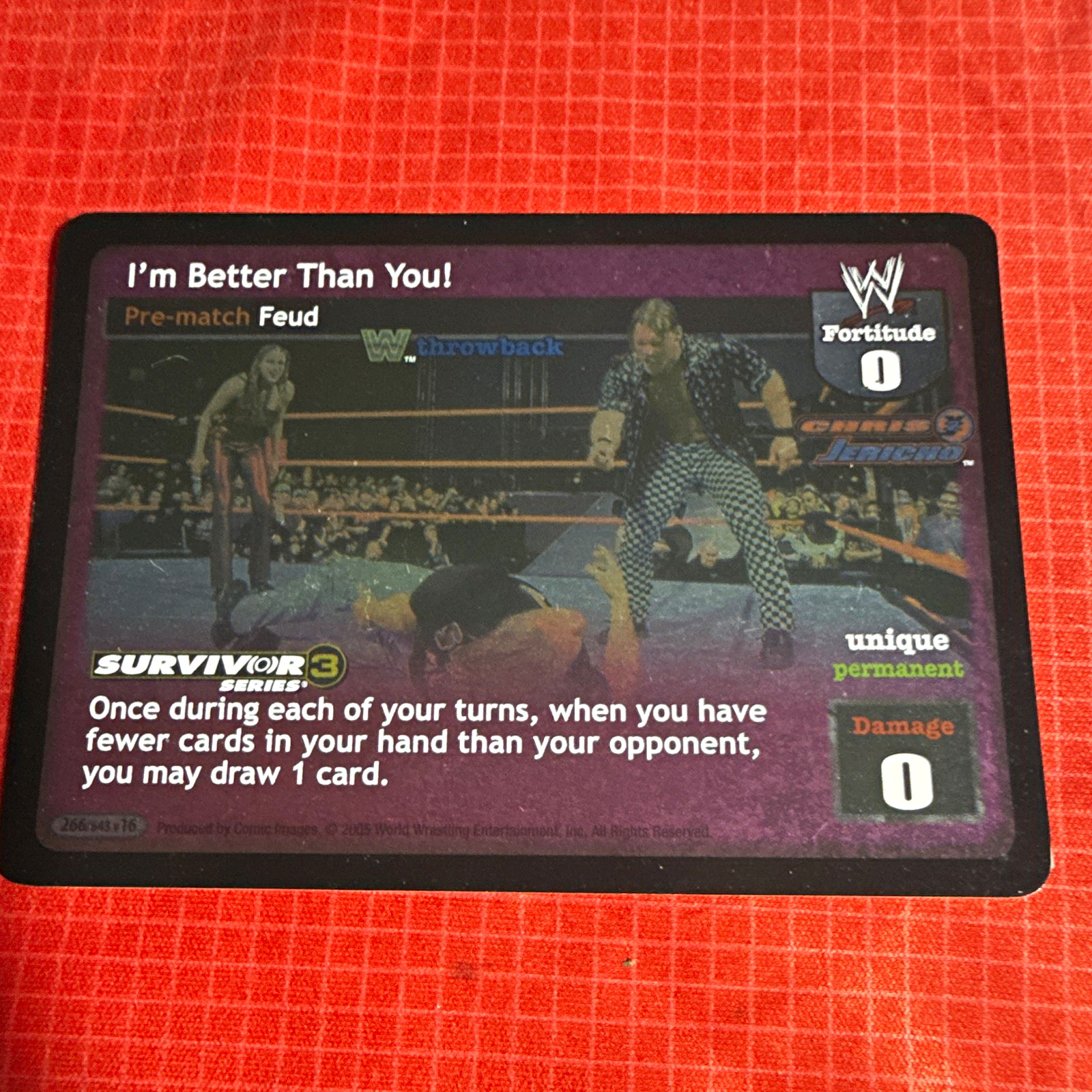 WWE Raw Deal I’m Better Than You! Chris Jericho Pre-match Feud Survivor 3 2005