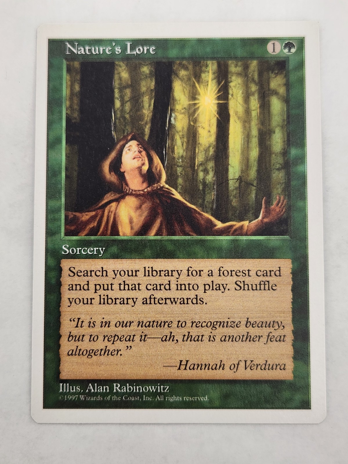 MTG – Nature’s Lore – 5th Edition – LP, English Magic