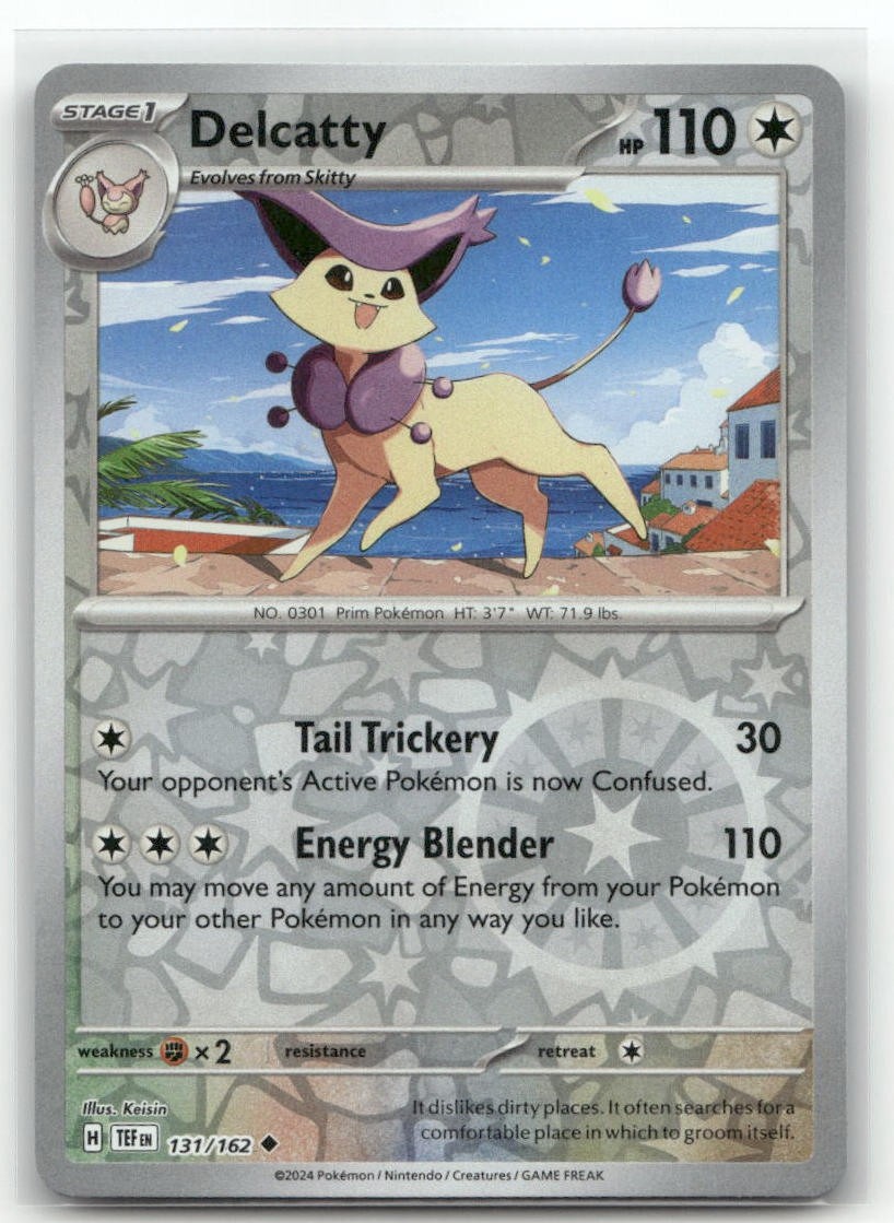Delcatty Reverse Holo 131/162 SV05: Temporal Forces Uncommon Pokemon TCG