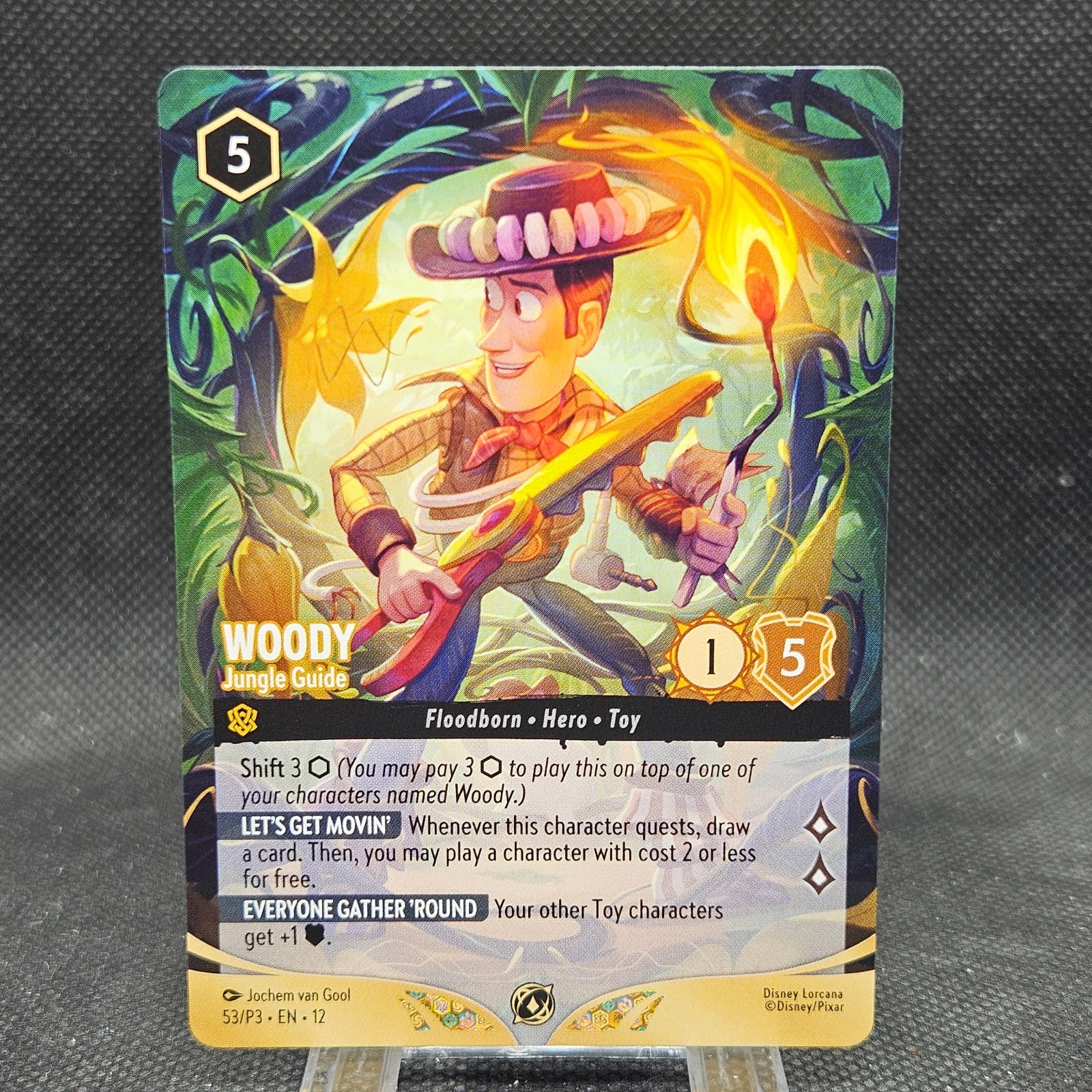 Woody Jungle Guide Disney Lorcana Participation Promo 53/P3