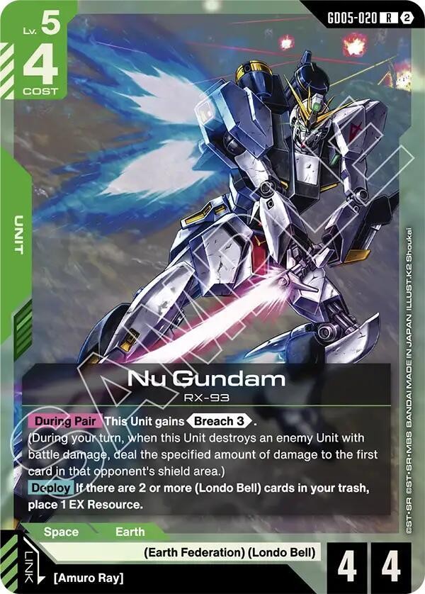 Gundam Card Game GD05 Singles – You Pick / Complete Your Set!