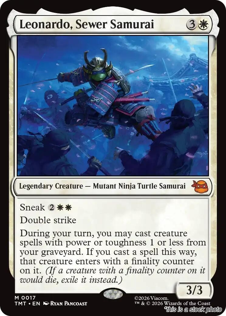 MTG Leonardo, Sewer Samurai 17 Teenage Mutant Ninja Turtles NM Magic