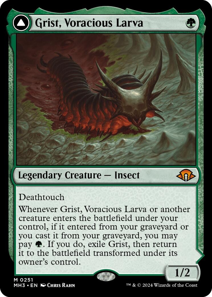Grist, Voracious Larva – 251 – NM – Modern Horizons 3