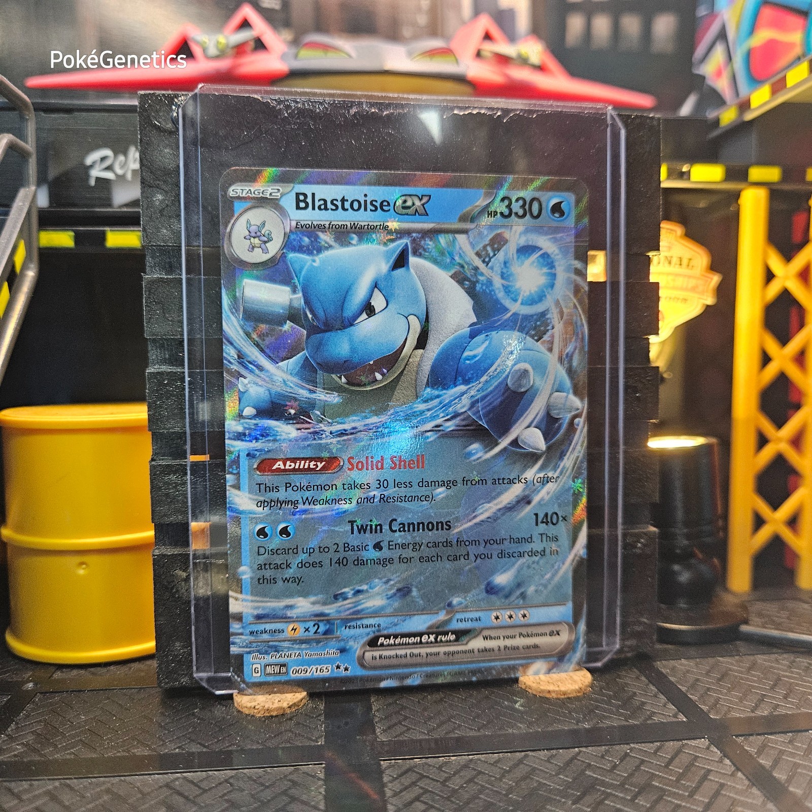 Blastoise ex 151 Ultra Rare Pokémon TCG 009/165 Scarlet & Violet