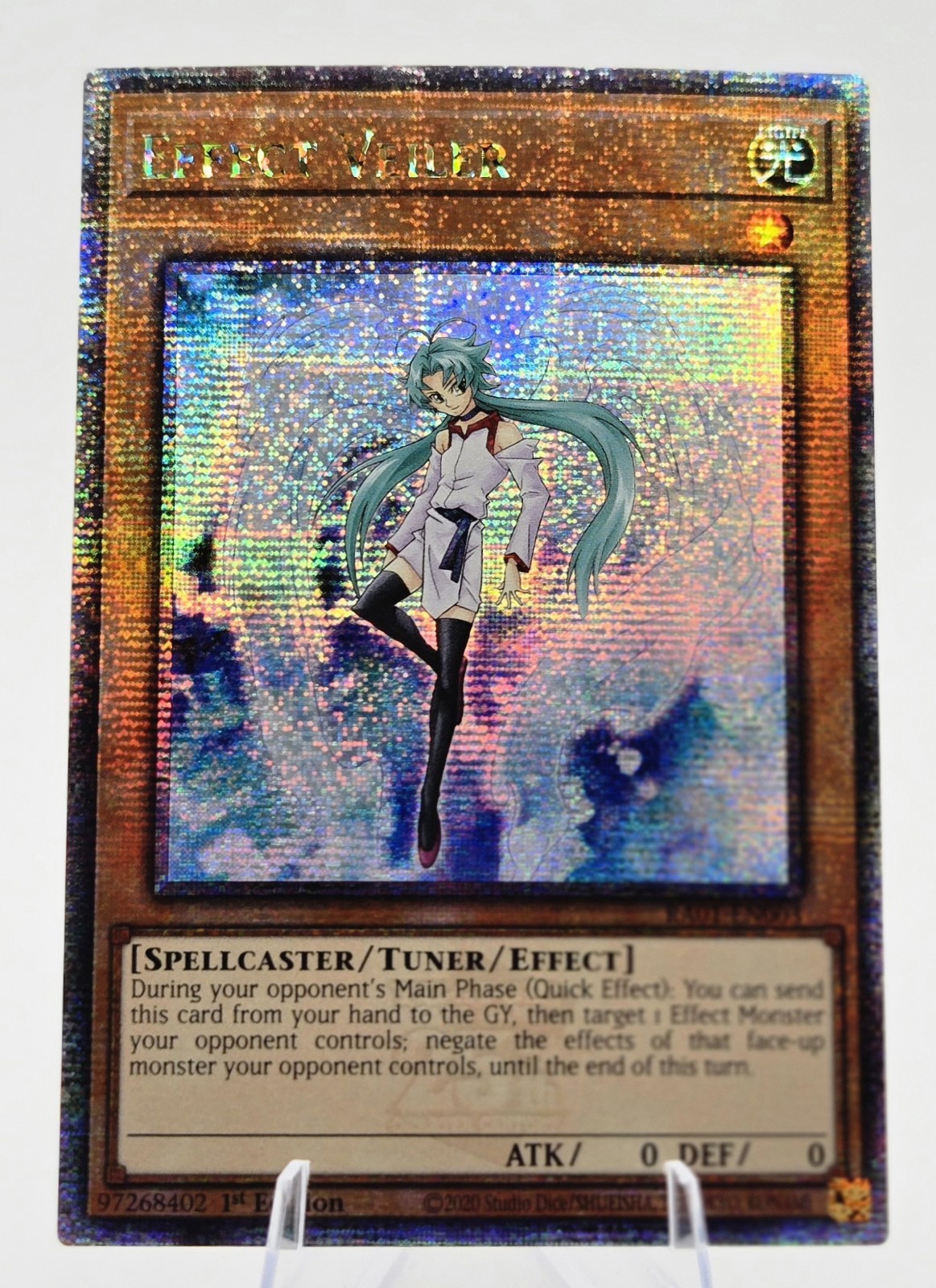 Effect Veiler RA01-EN003 (Quarter Century Secret Rare) 1st Ed – NM – YU-GI-OH!