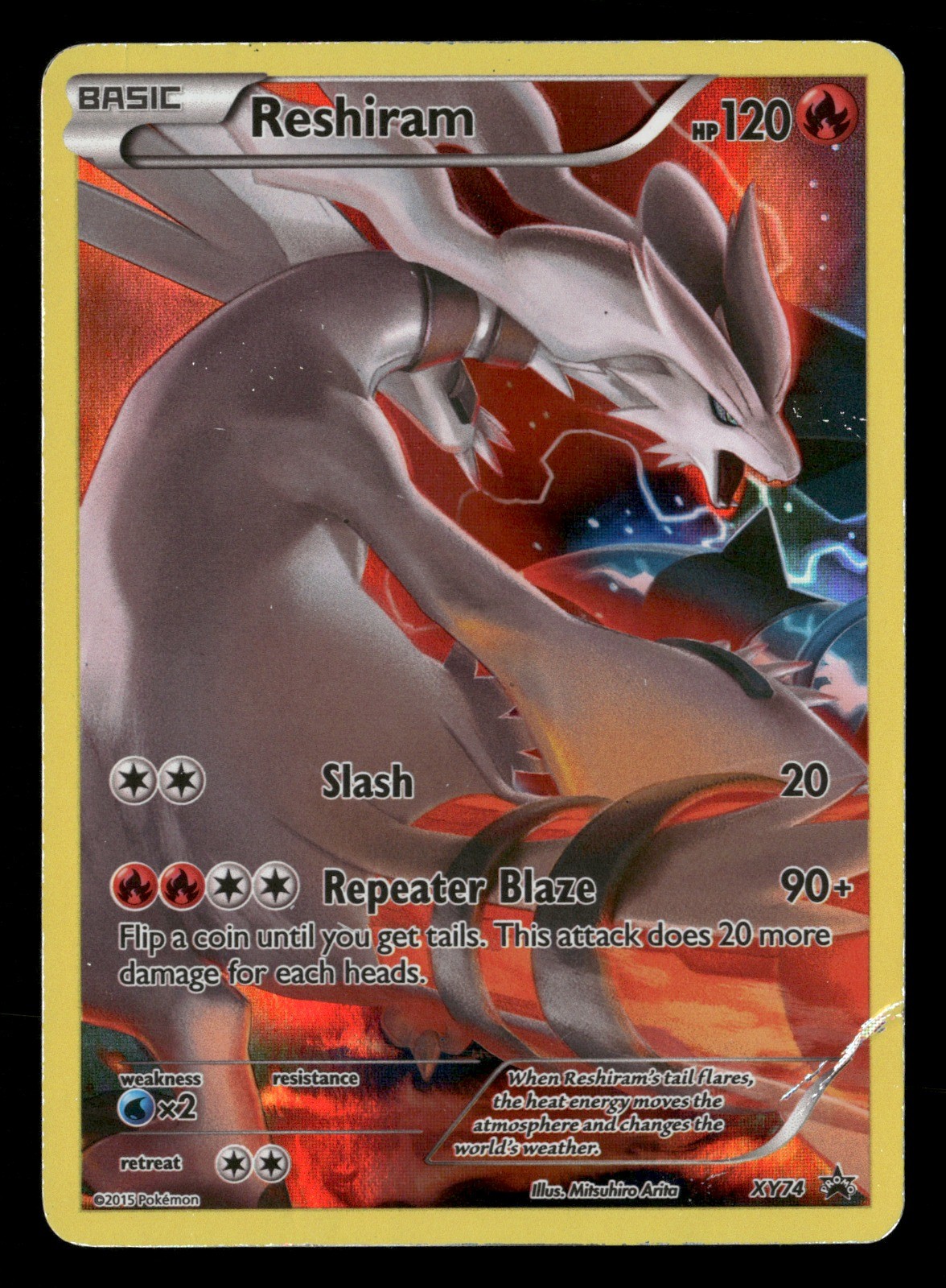 Reshiram (Full Art Promo) XY74 Holo XY Promos DMG Pokémon TCG