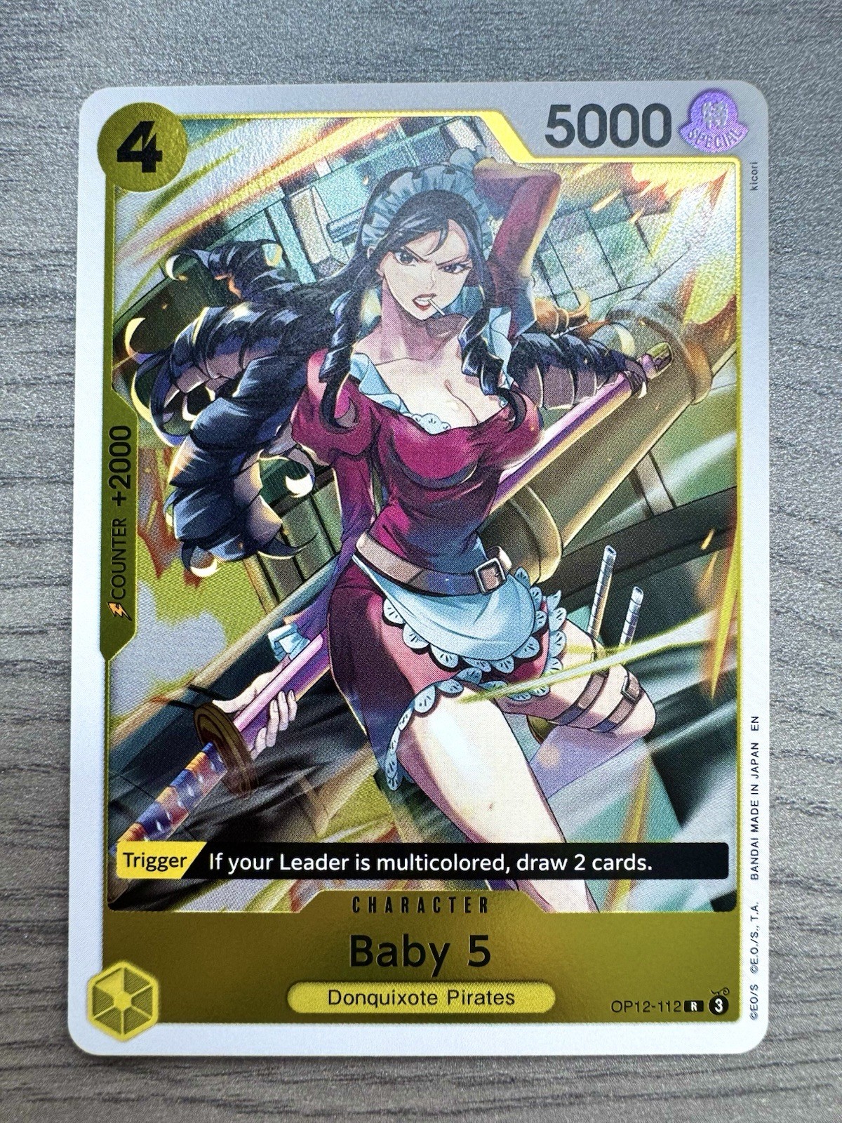 Baby 5 OP12-112 Legacy of the Master Foil