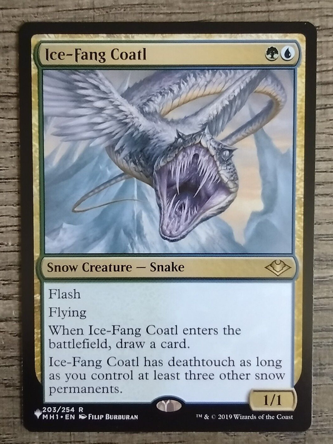 MTG ~ Ice-Fang Coatl ~ Mystery Booster / The List ~ Regular English Rare ~ NM
