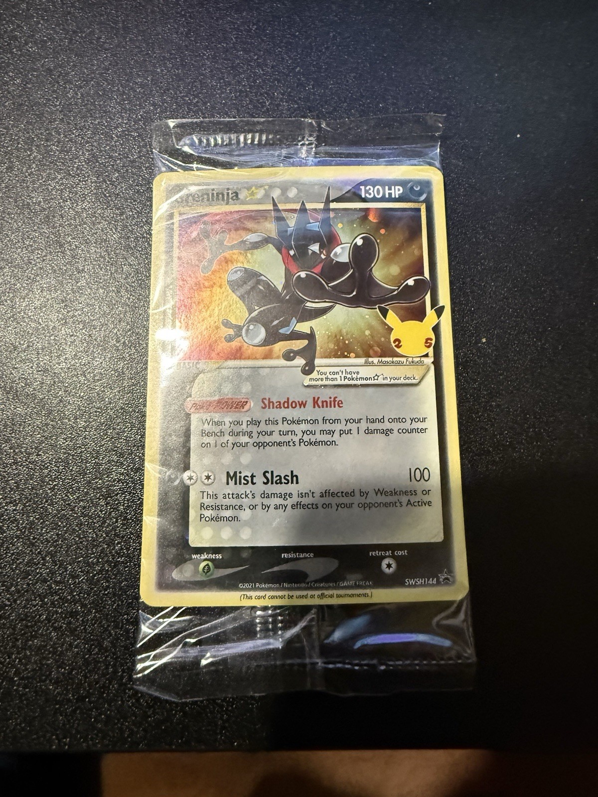 Greninja Star SWSH144 Sword & Shield Promo Holo English 130 HP Pokemon TCG
