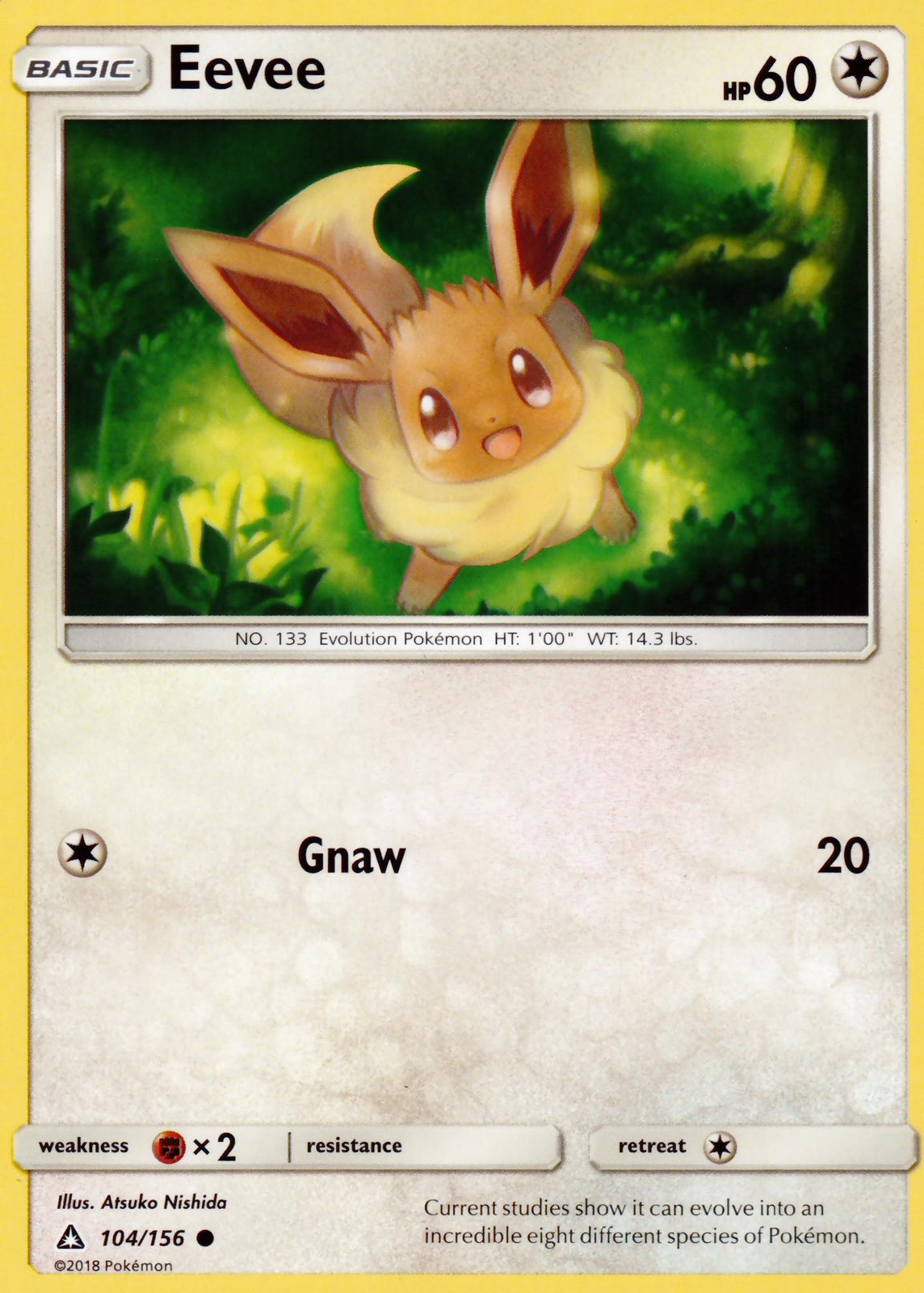 SM – Ultra Prism #104/156 Eevee (104)