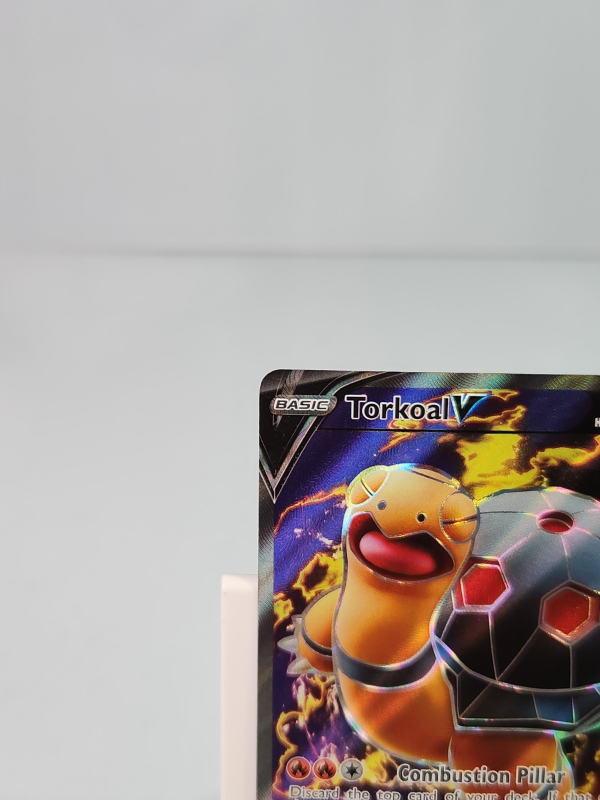 Torkoal V 188/202 Full Art Sword & Shield Base Set Pokemon